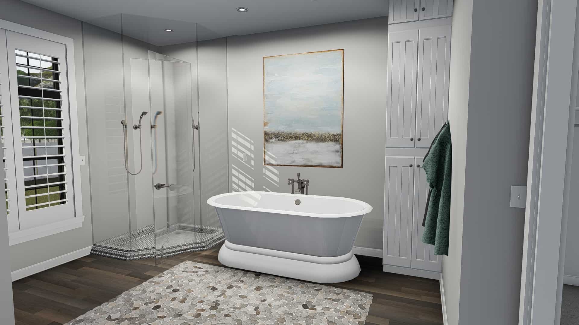 Bathroom of this 3-Bedroom, 2796 Sq Ft Plan - 187-1136