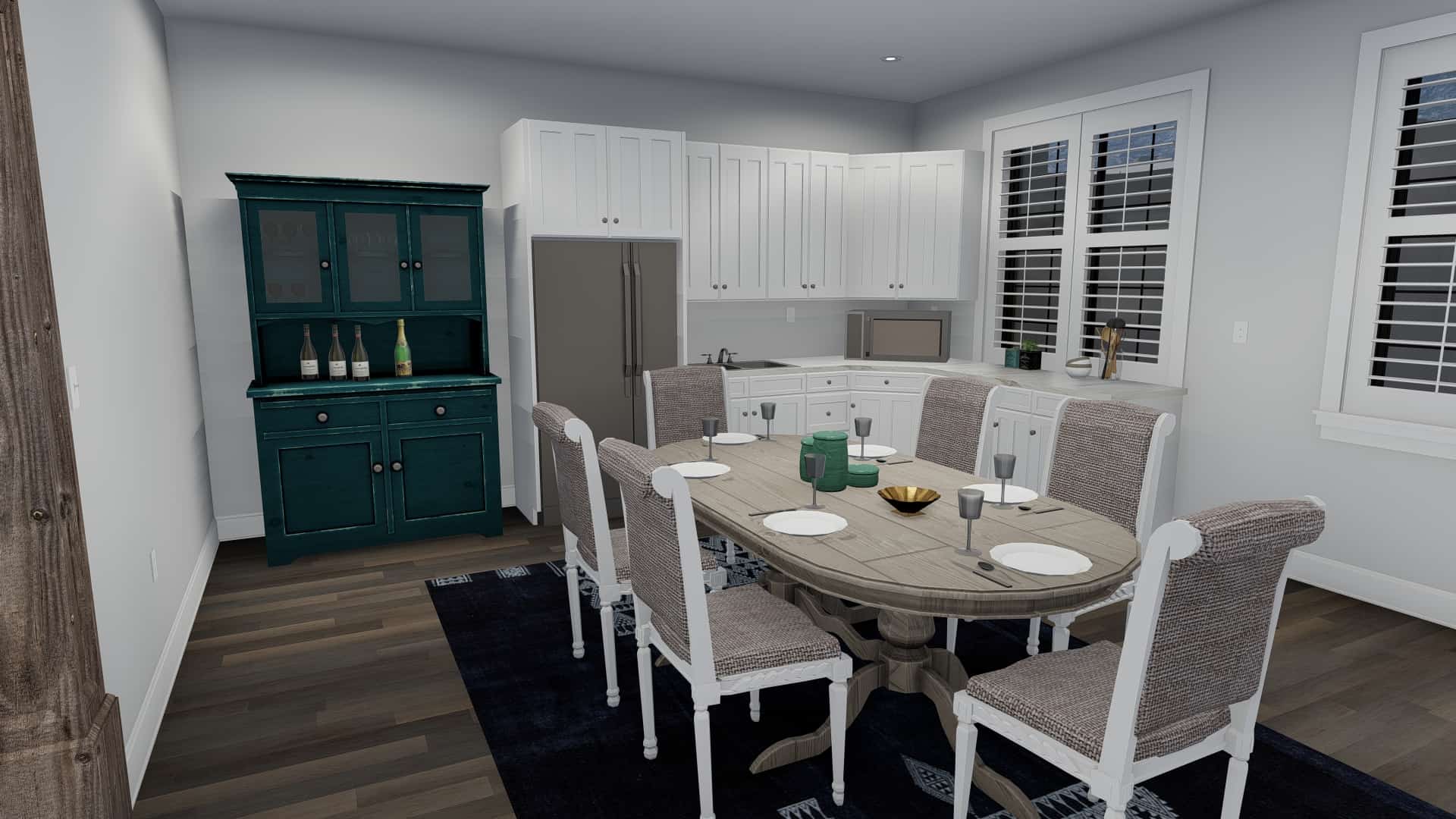 Dining Room of this 3-Bedroom, 2796 Sq Ft Plan - 187-1136