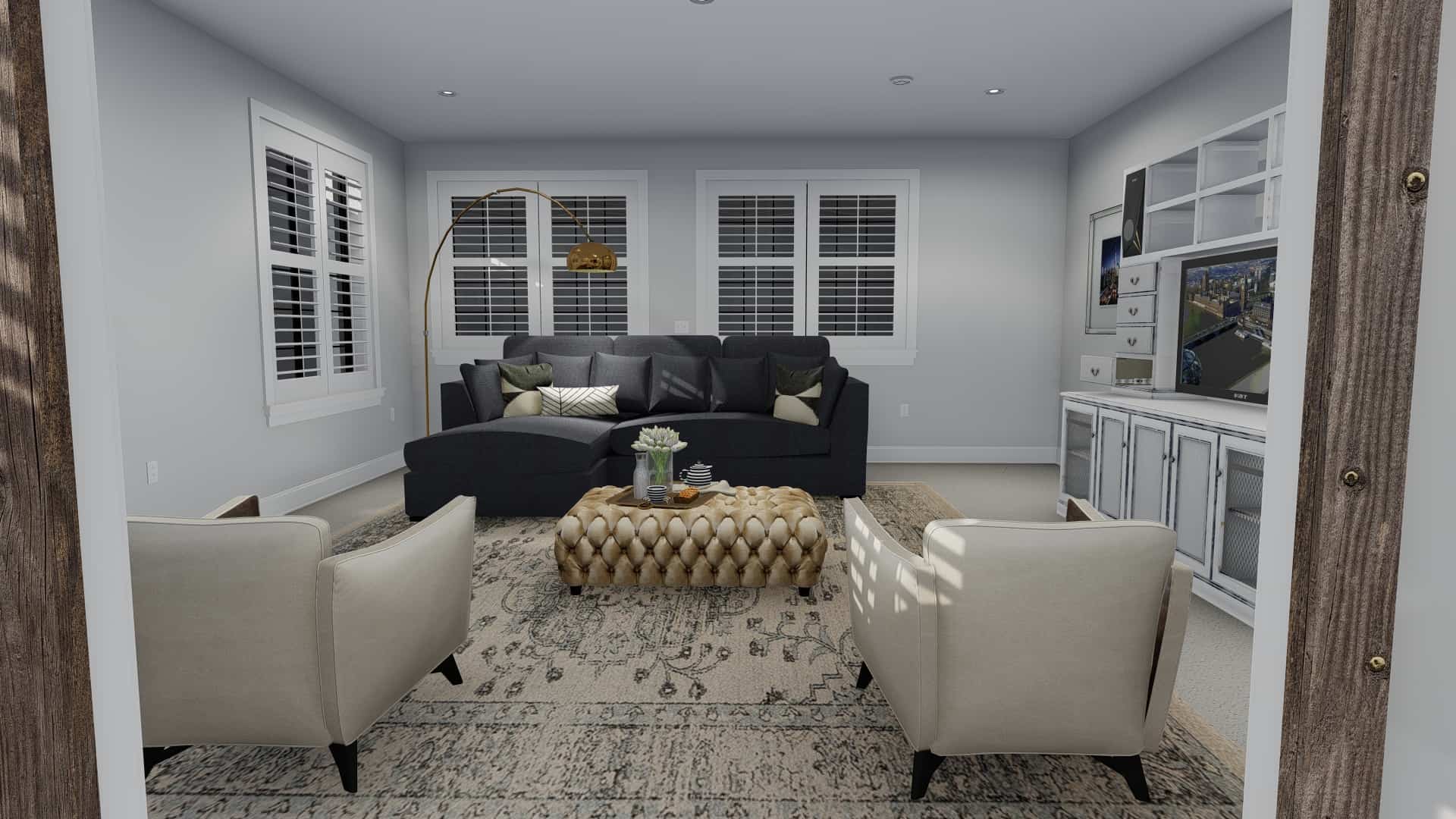 Family Room of this 3-Bedroom, 2796 Sq Ft Plan - 187-1136