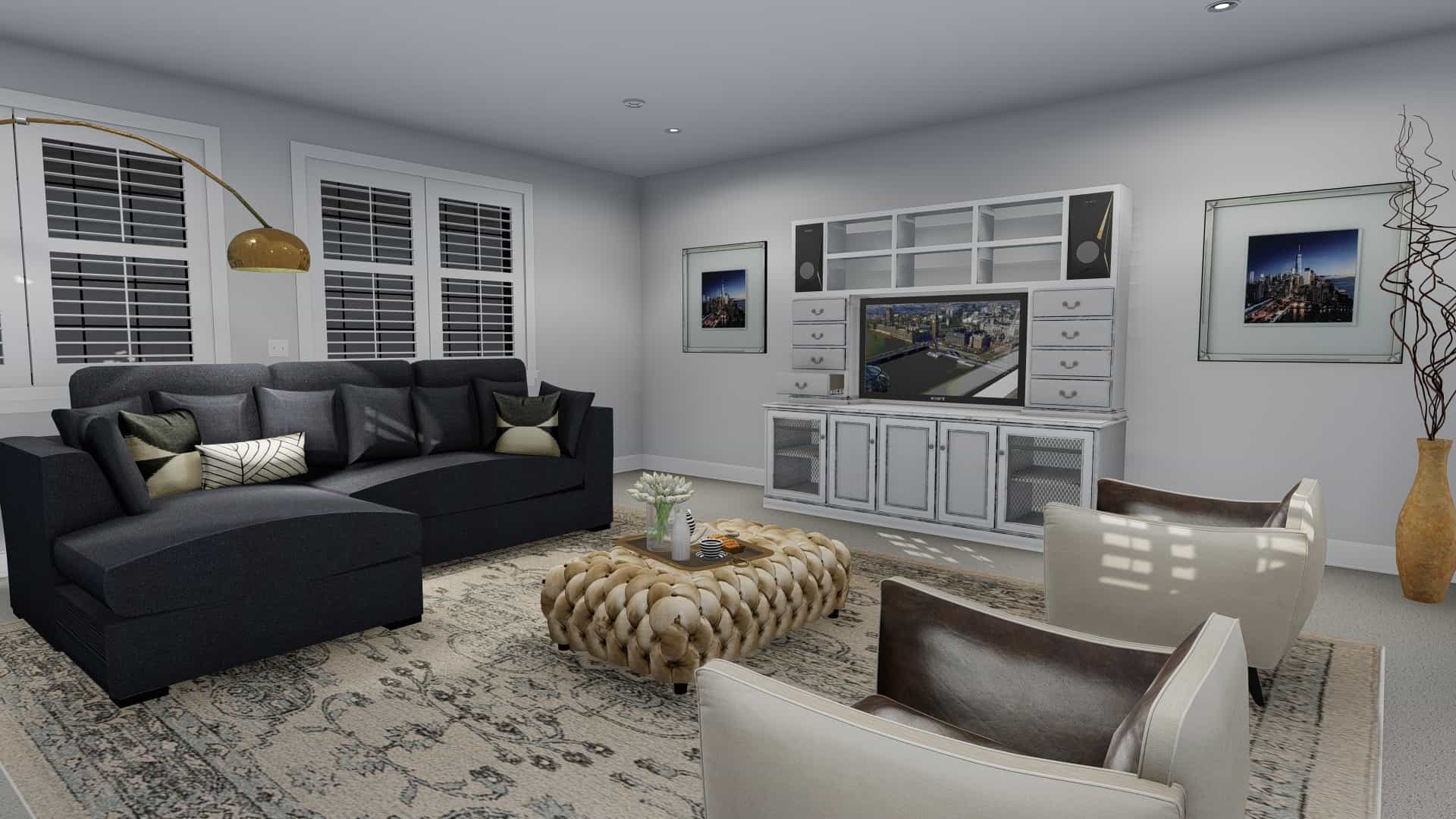 Family Room of this 3-Bedroom, 2796 Sq Ft Plan - 187-1136