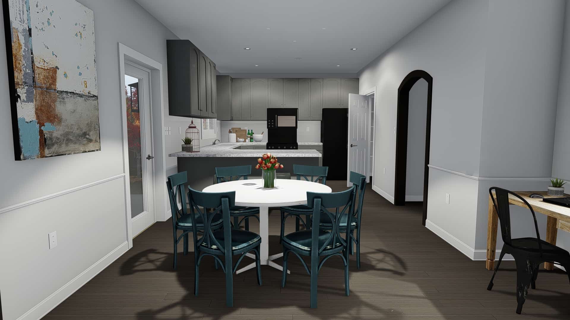 Kitchen of this 5-Bedroom, 2587 Sq Ft Plan - 187-1137
