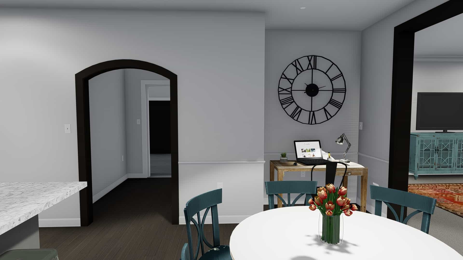 Dining Room of this 5-Bedroom, 2587 Sq Ft Plan - 187-1137