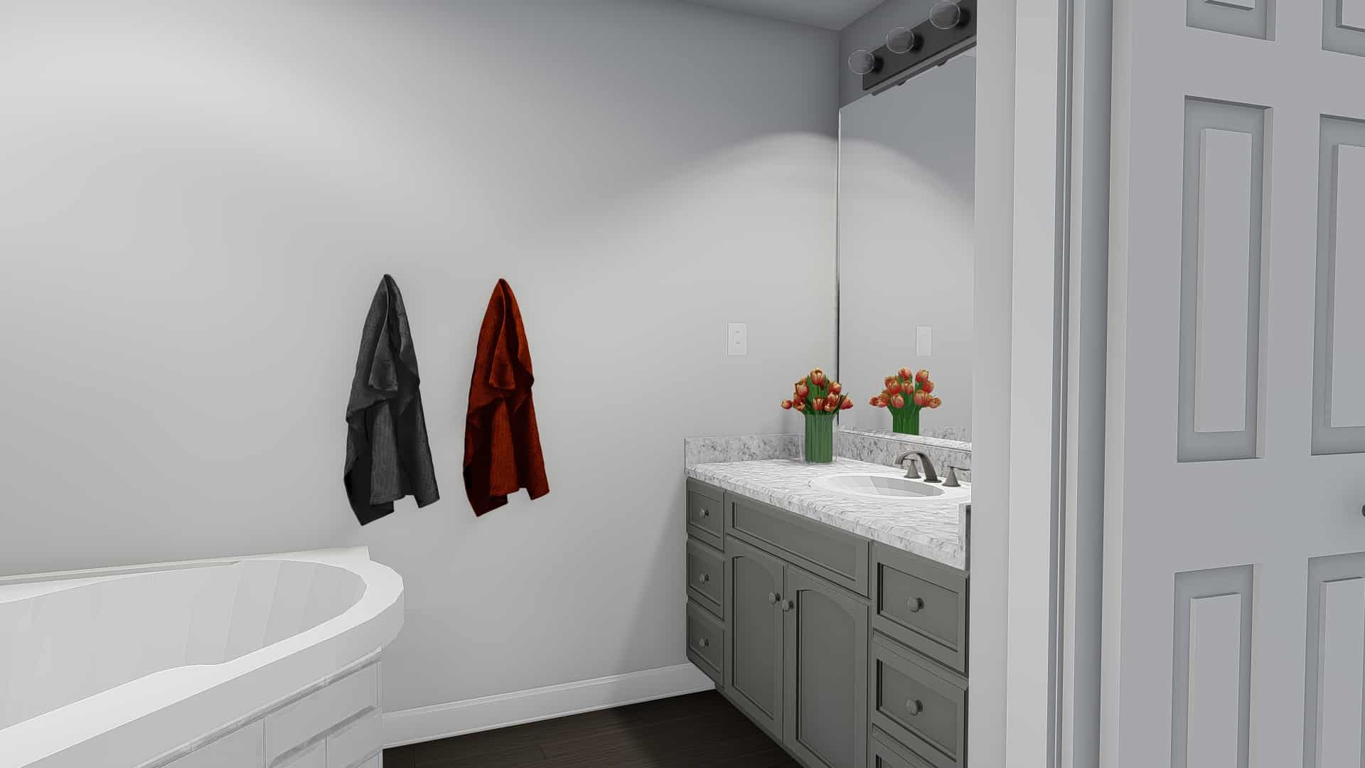 Bathroom of this 5-Bedroom, 2587 Sq Ft Plan - 187-1137