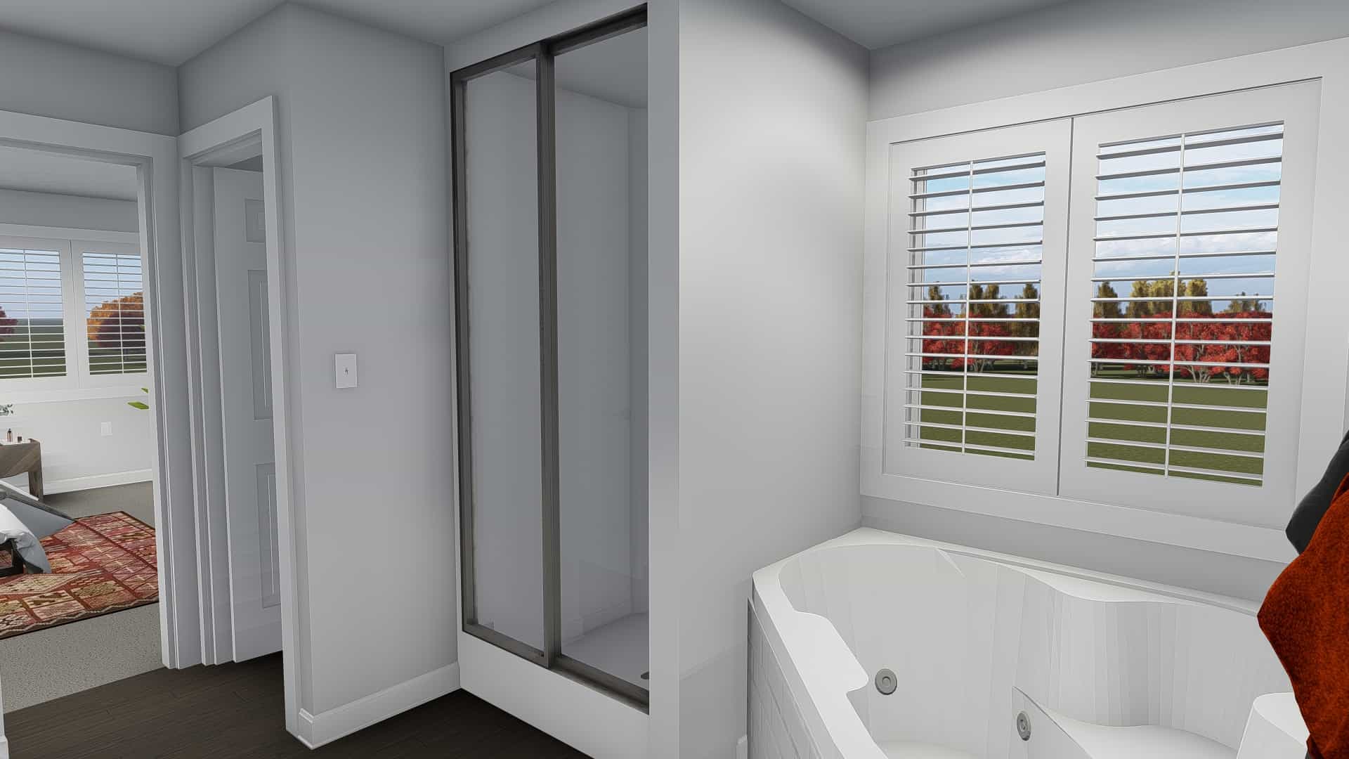 Bathroom of this 5-Bedroom, 2587 Sq Ft Plan - 187-1137
