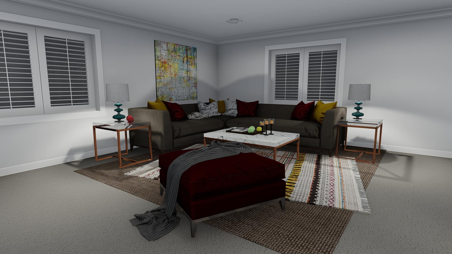 Bedroom of this 5-Bedroom, 2587 Sq Ft Plan - 187-1137