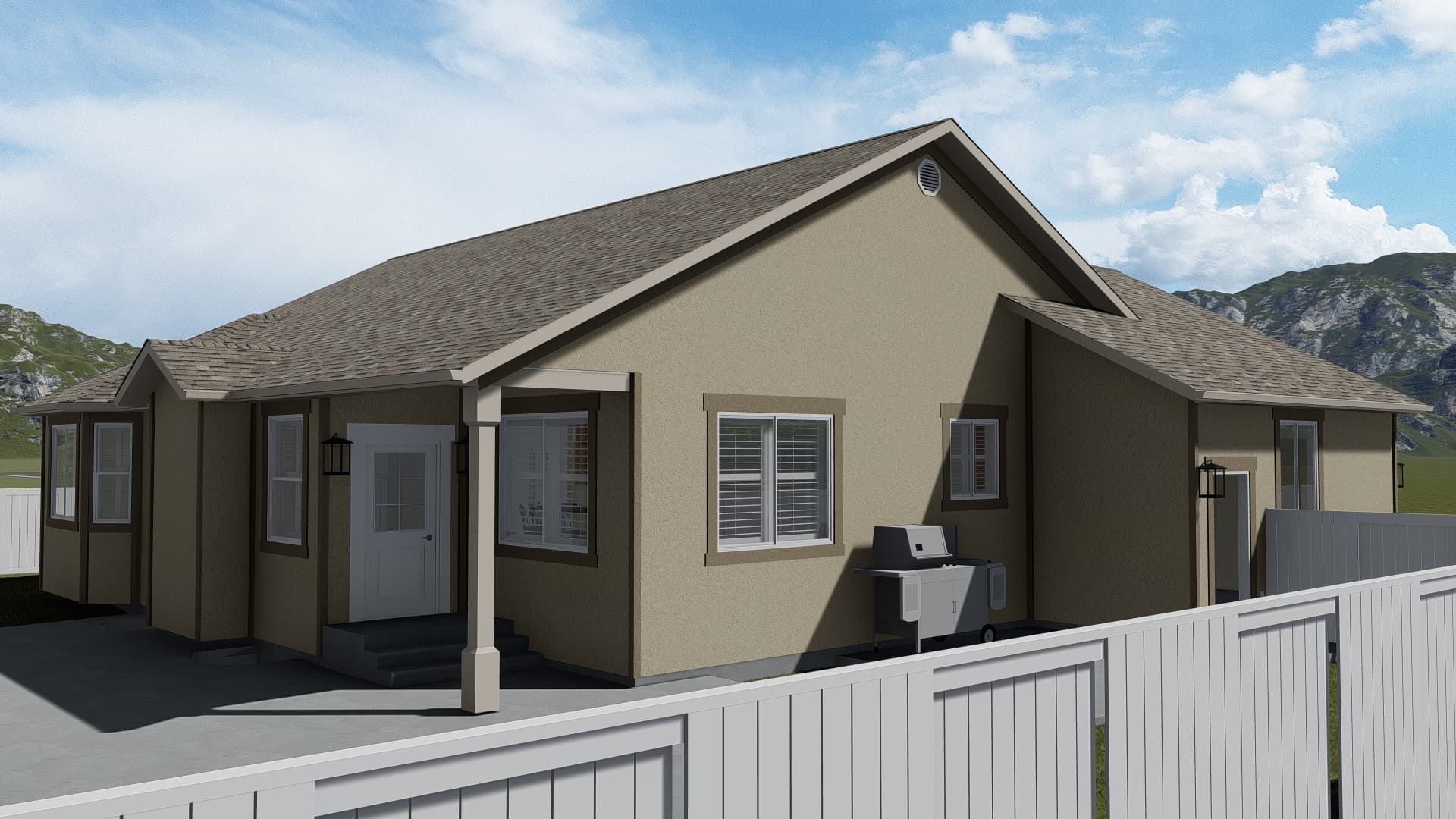 Front View of this 5-Bedroom, 1849 Sq Ft Plan - 187-1138
