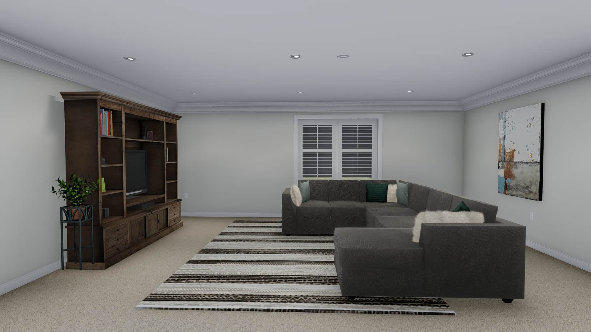 Family Room of this 5-Bedroom, 1849 Sq Ft Plan - 187-1138