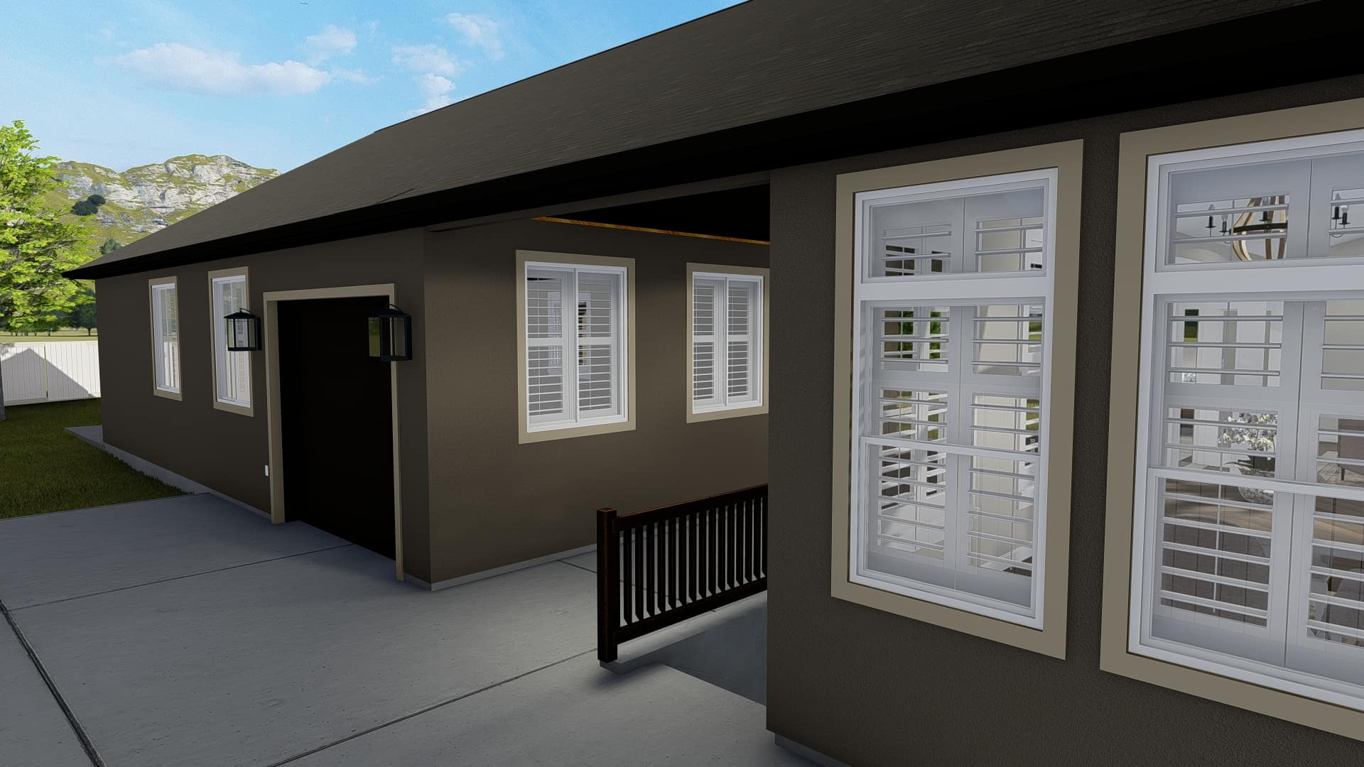 Front View of this 5-Bedroom, 2446 Sq Ft Plan - 187-1140