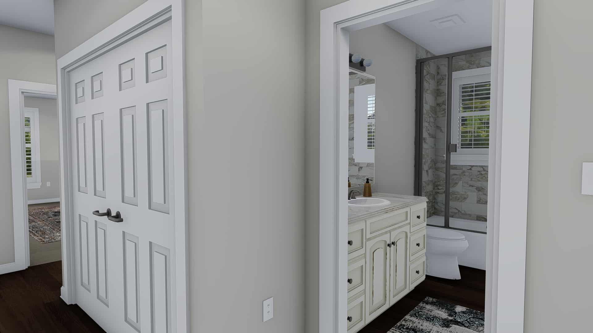Bathroom of this 5-Bedroom, 2446 Sq Ft Plan - 187-1140