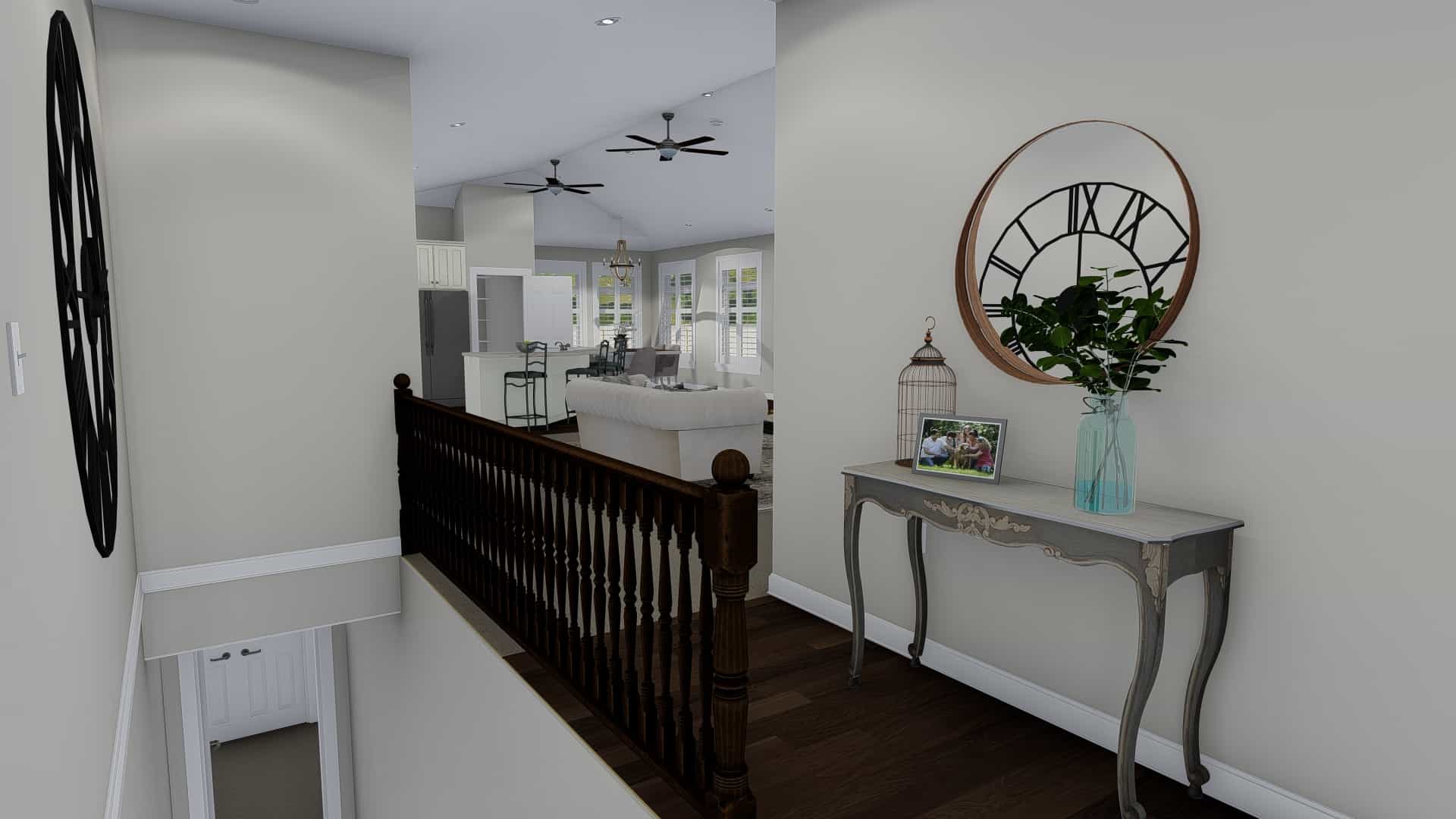 Hallway of this 5-Bedroom, 2446 Sq Ft Plan - 187-1140