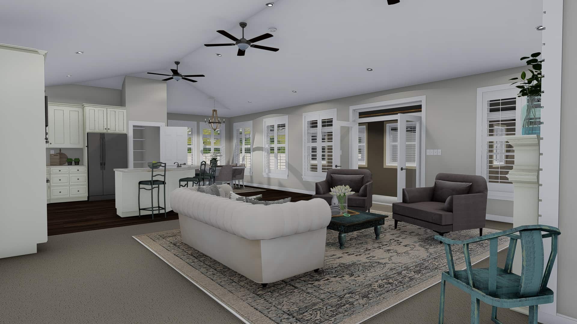 Family Room of this 5-Bedroom, 2446 Sq Ft Plan - 187-1140