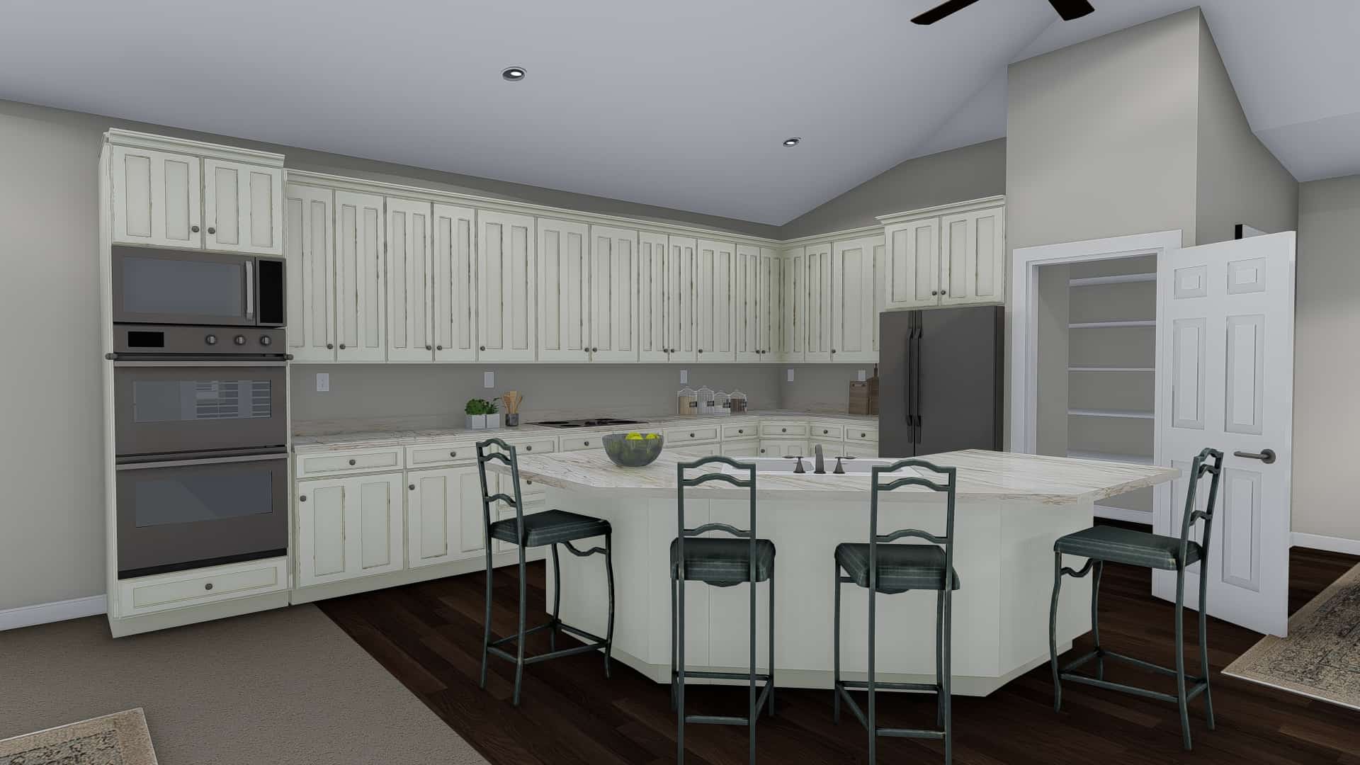 Kitchen of this 5-Bedroom, 2446 Sq Ft Plan - 187-1140