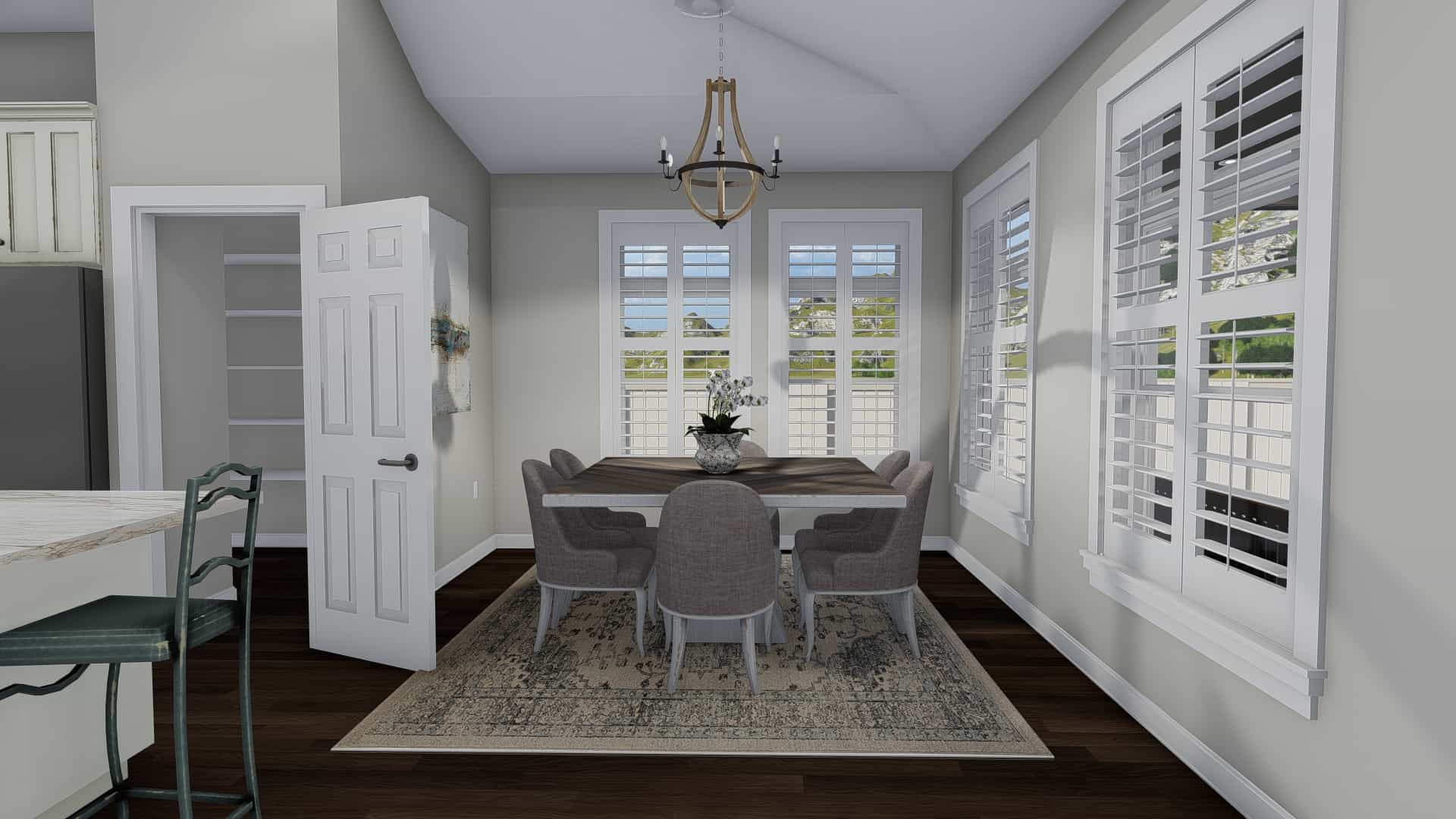 Dining Room of this 5-Bedroom, 2446 Sq Ft Plan - 187-1140