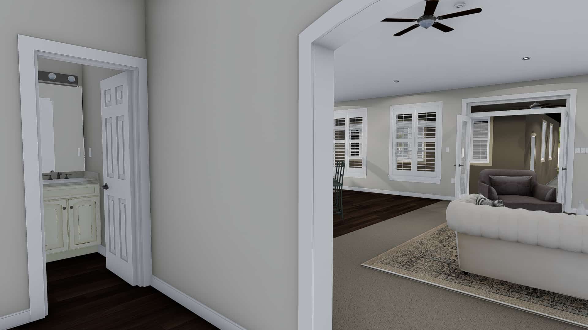 Great Room of this 5-Bedroom, 2446 Sq Ft Plan - 187-1140