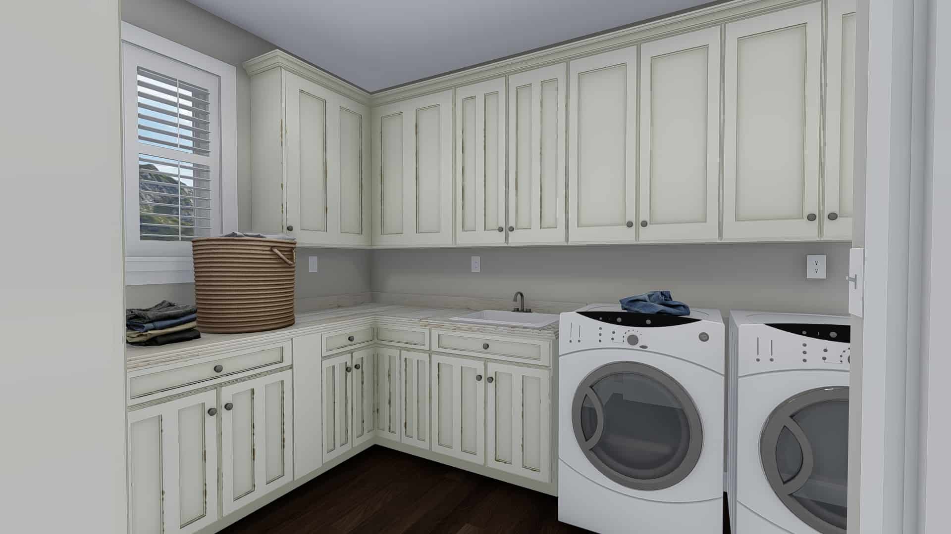 Laundry Room of this 5-Bedroom, 2446 Sq Ft Plan - 187-1140