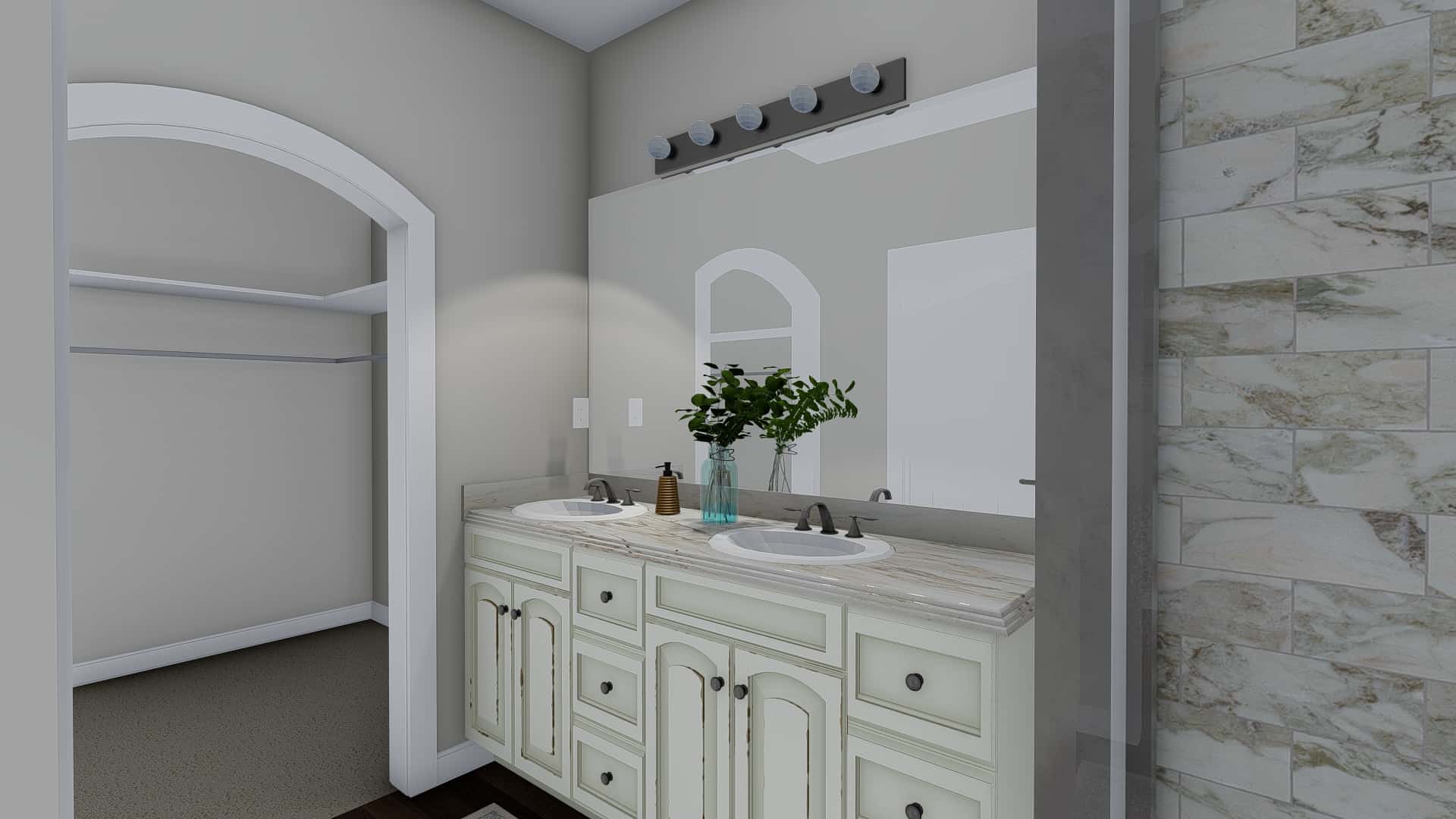Bathroom of this 5-Bedroom, 2446 Sq Ft Plan - 187-1140
