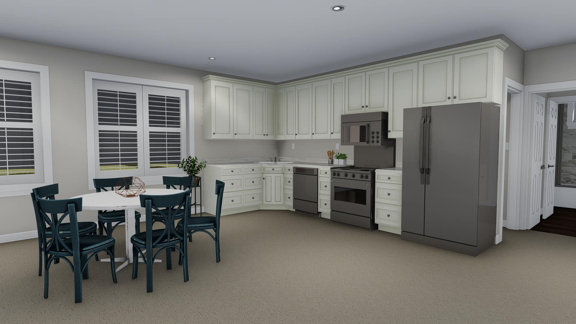 Kitchen of this 5-Bedroom, 2446 Sq Ft Plan - 187-1140