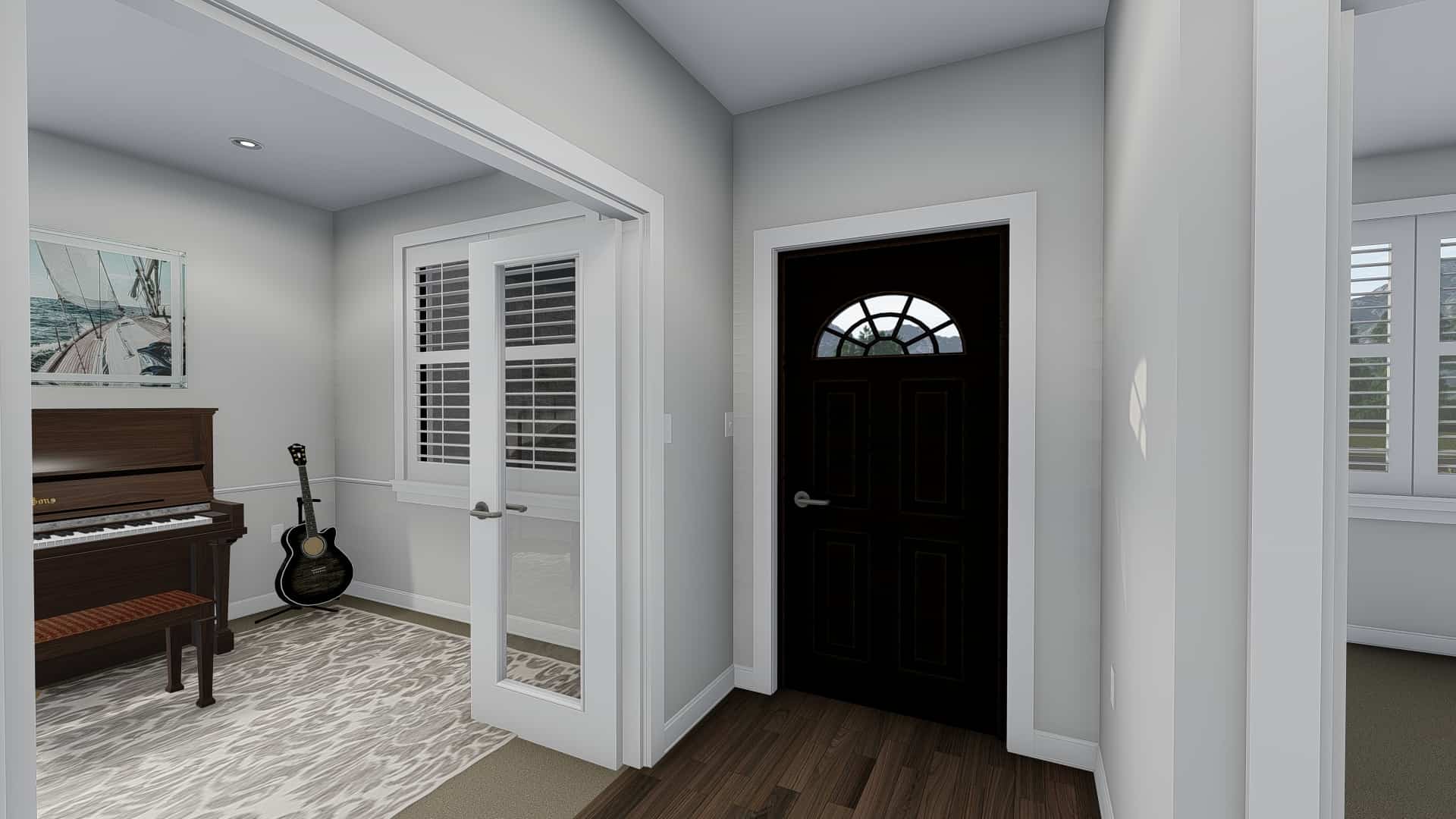 Front Door of this 3-Bedroom, 2050 Sq Ft Plan - 187-1141