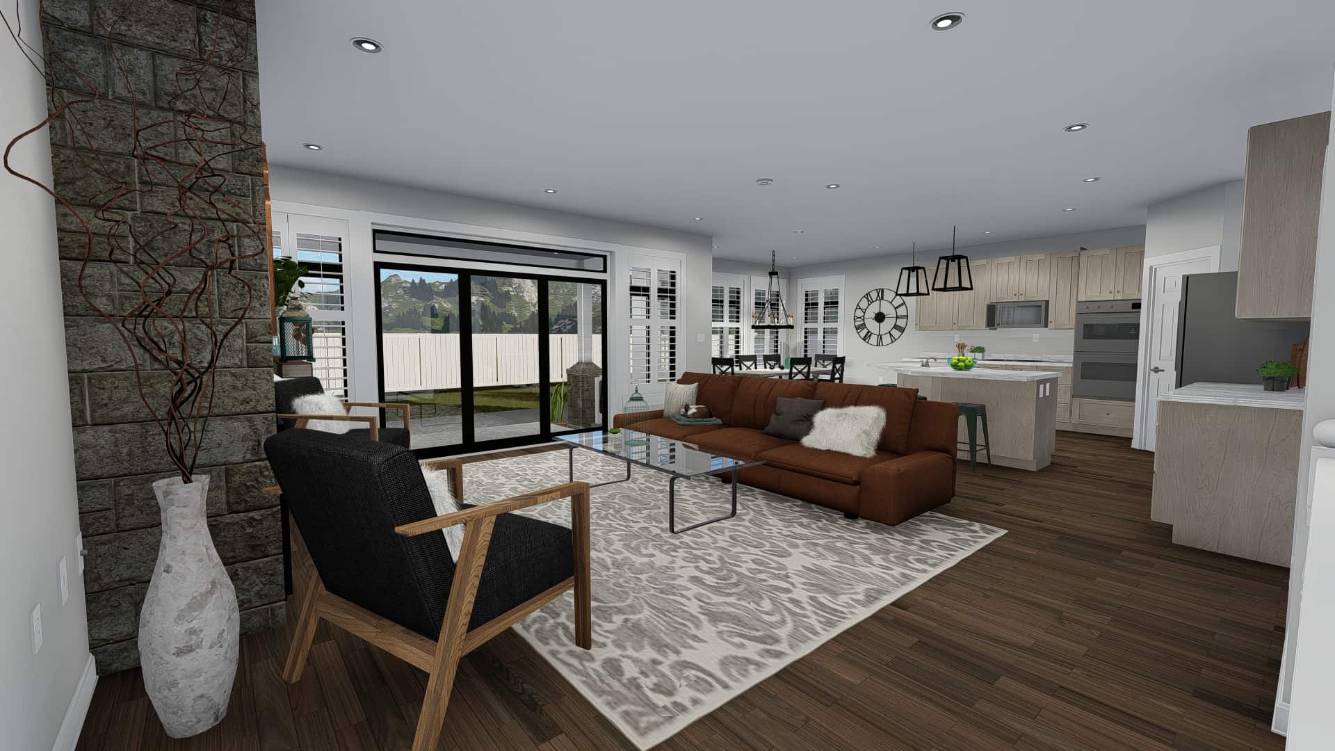 Family Room of this 3-Bedroom, 2050 Sq Ft Plan - 187-1141