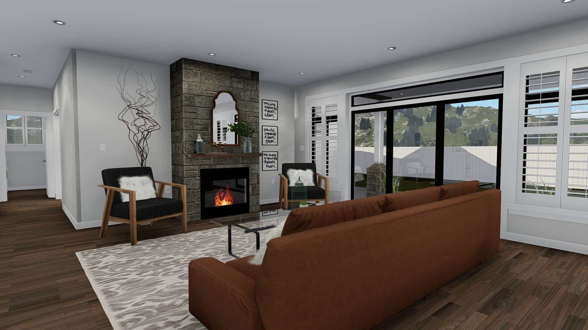 Family Room of this 3-Bedroom, 2050 Sq Ft Plan - 187-1141