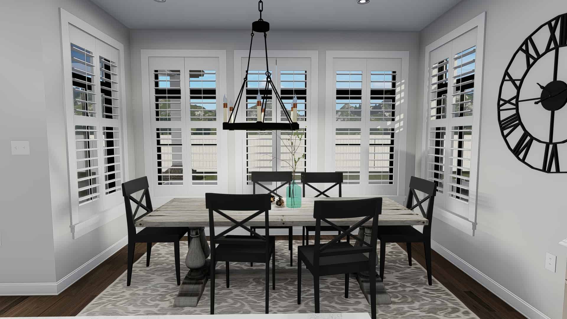 Dining Room of this 3-Bedroom, 2050 Sq Ft Plan - 187-1141