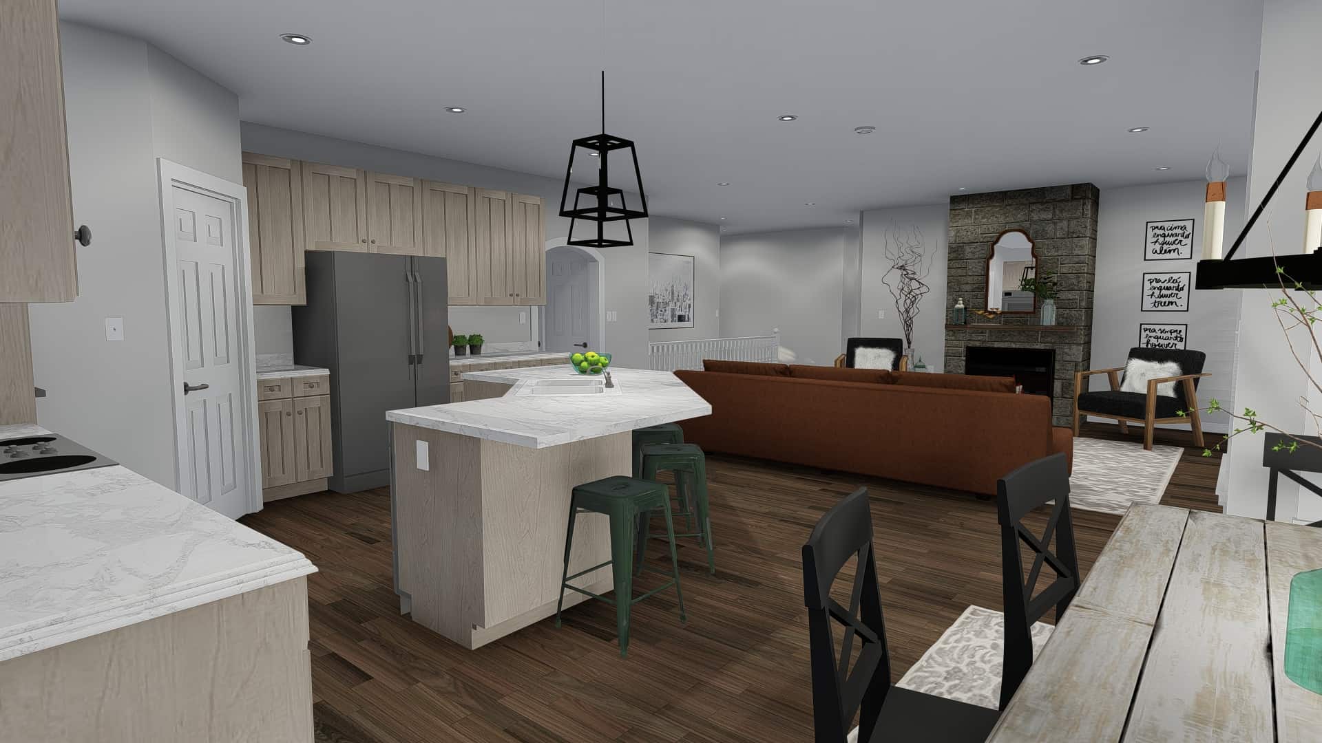 Dining Room of this 3-Bedroom, 2050 Sq Ft Plan - 187-1141