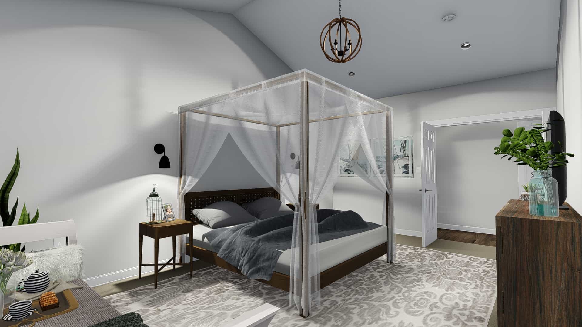 Master Bedroom of this 3-Bedroom, 2050 Sq Ft Plan - 187-1141