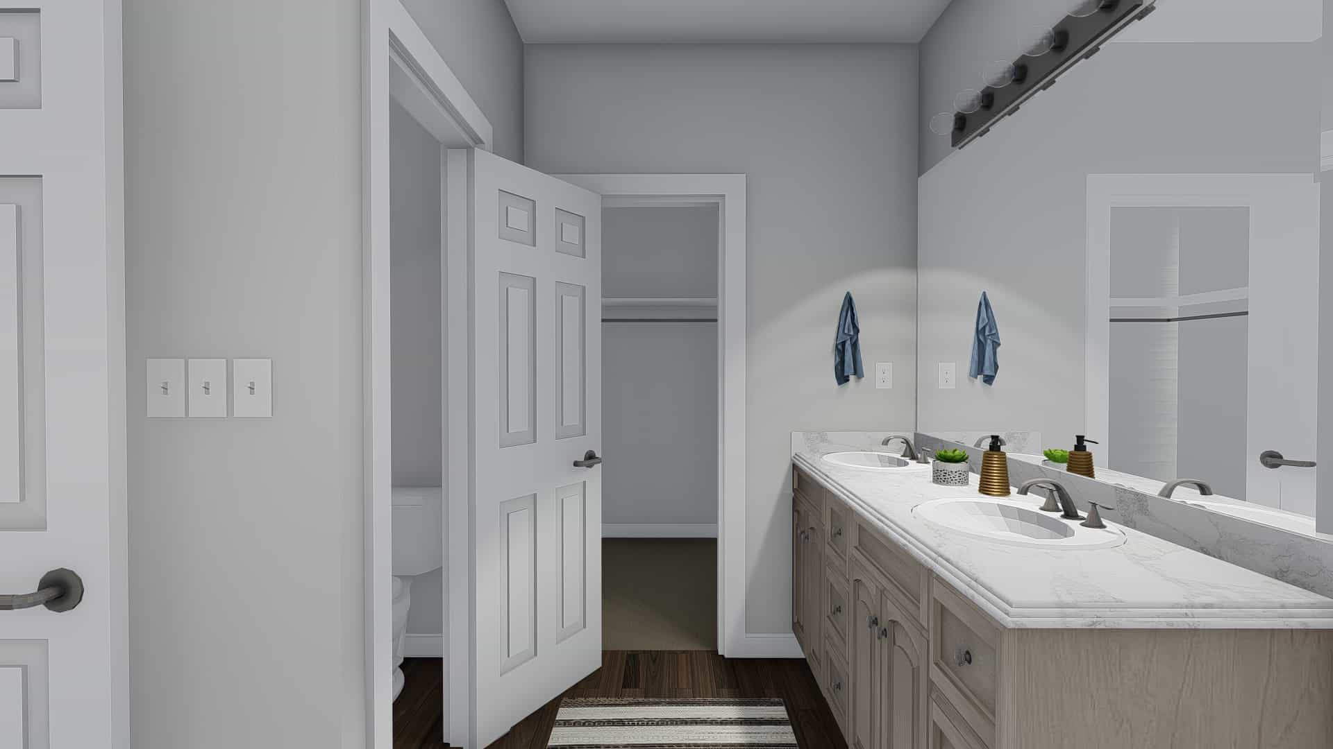 Master Bathroom of this 3-Bedroom, 2050 Sq Ft Plan - 187-1141