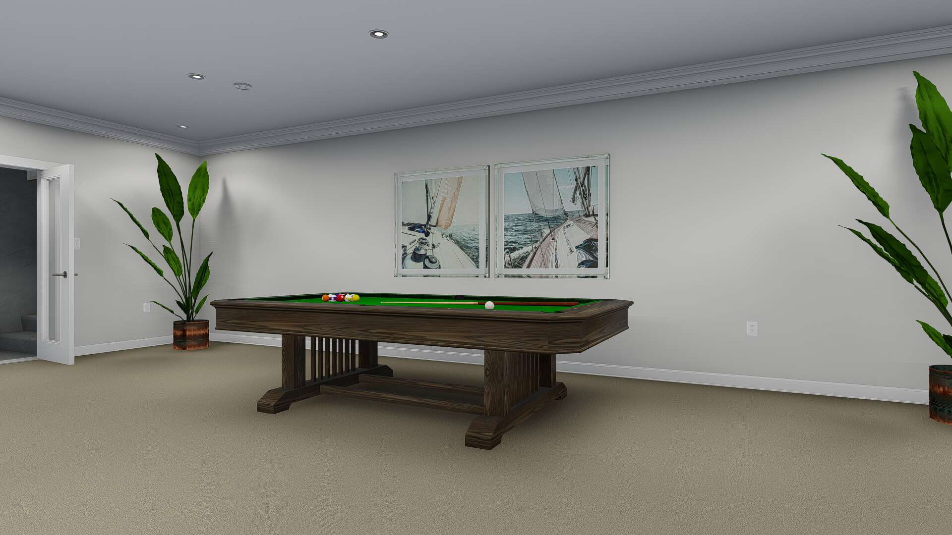 Playroom of this 3-Bedroom, 2050 Sq Ft Plan - 187-1141