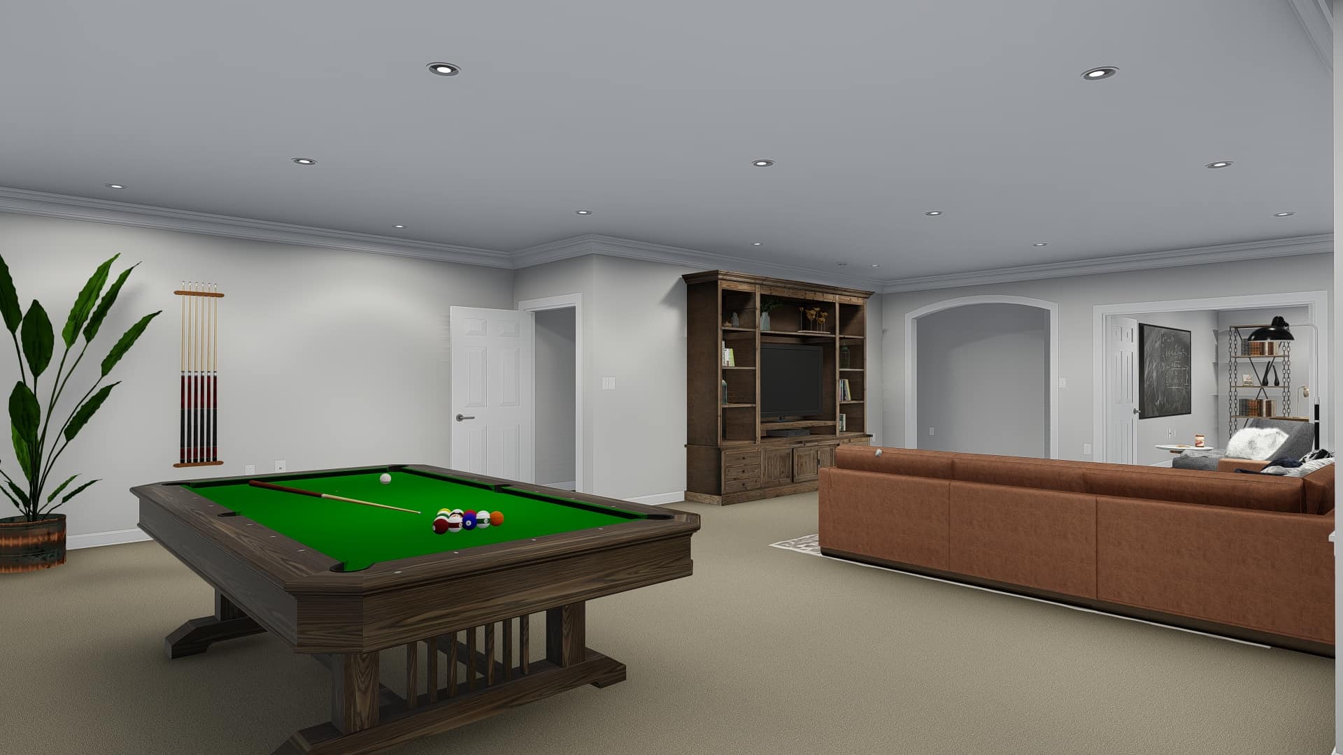 Playroom of this 3-Bedroom, 2050 Sq Ft Plan - 187-1141