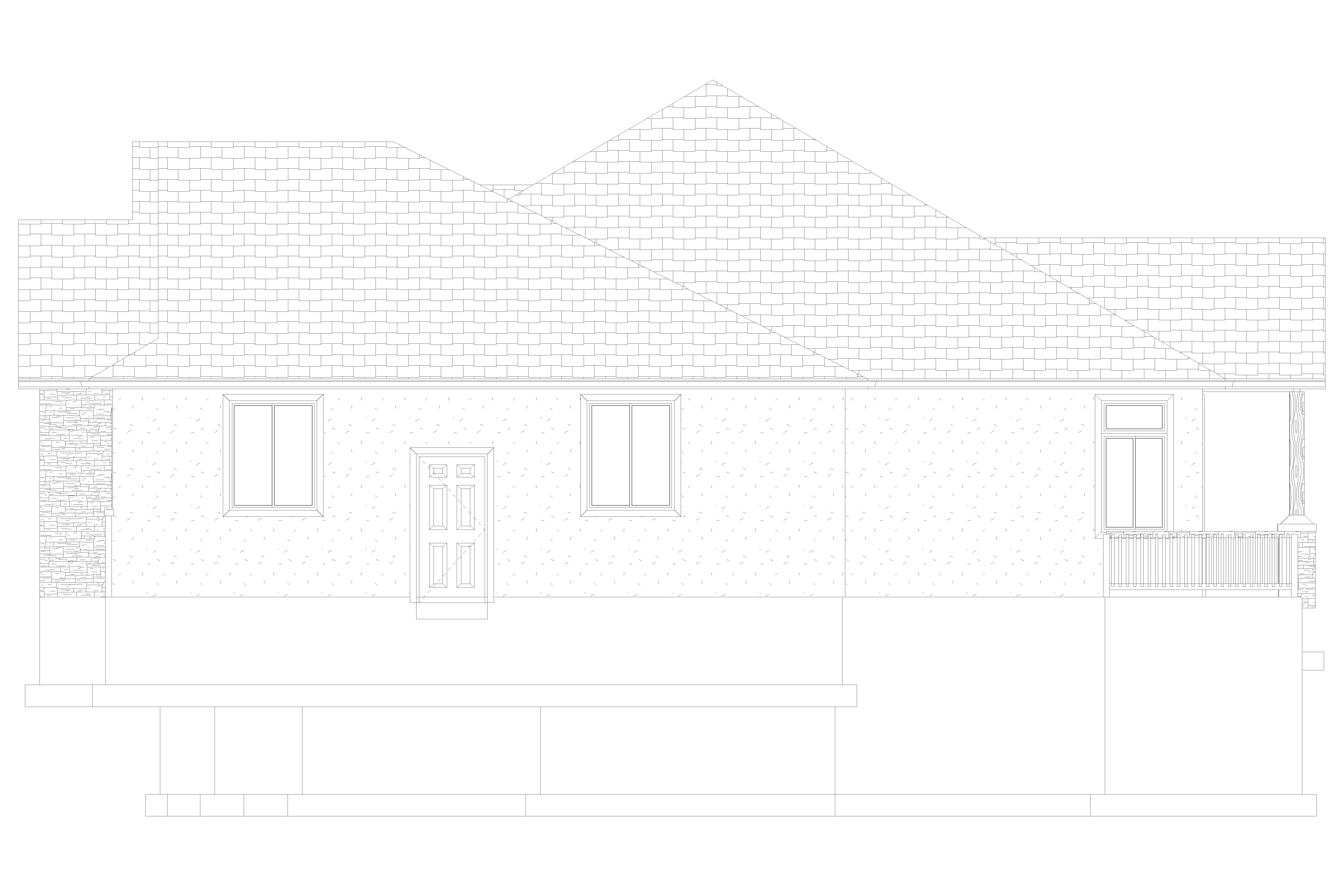 Home Plan Right Elevation of this 5-Bedroom,2050 Sq Ft Plan -187-1141