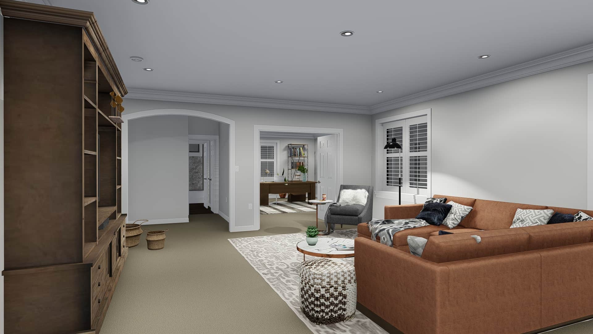 Family Room of this 3-Bedroom, 2050 Sq Ft Plan - 187-1141