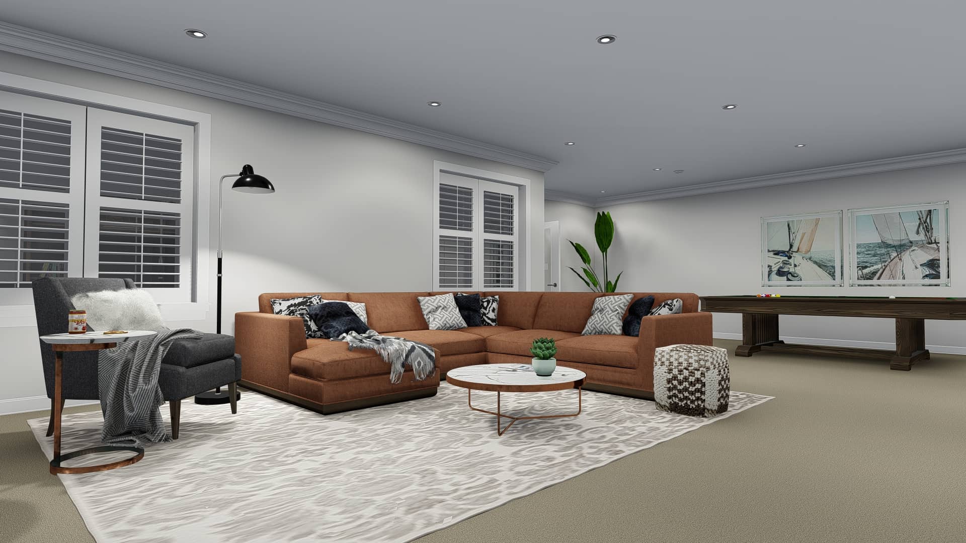 Family Room of this 3-Bedroom, 2050 Sq Ft Plan - 187-1141
