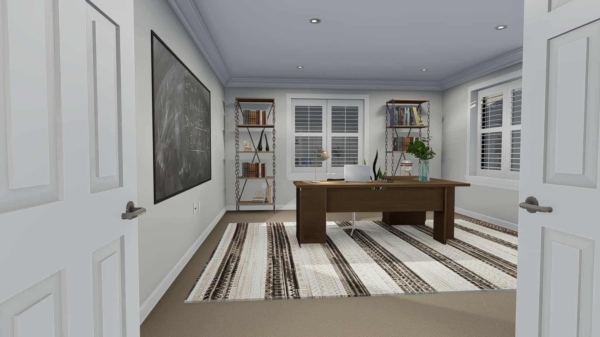 Home Office of this 3-Bedroom, 2050 Sq Ft Plan - 187-1141