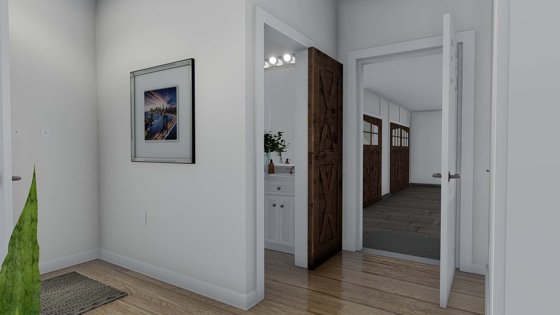 Entry Hall of this 4-Bedroom, 3821 Sq Ft Plan - 187-1142