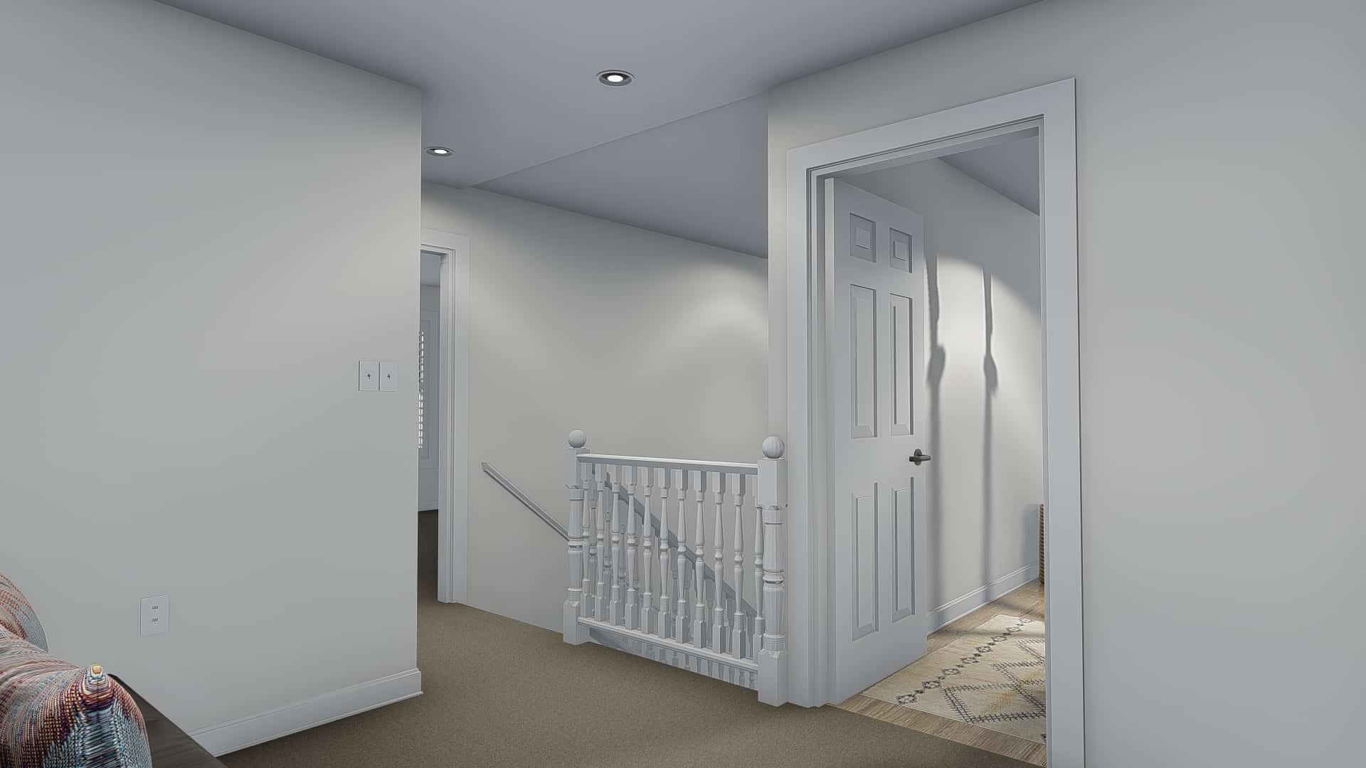Stairs of this 4-Bedroom, 3821 Sq Ft Plan - 187-1142