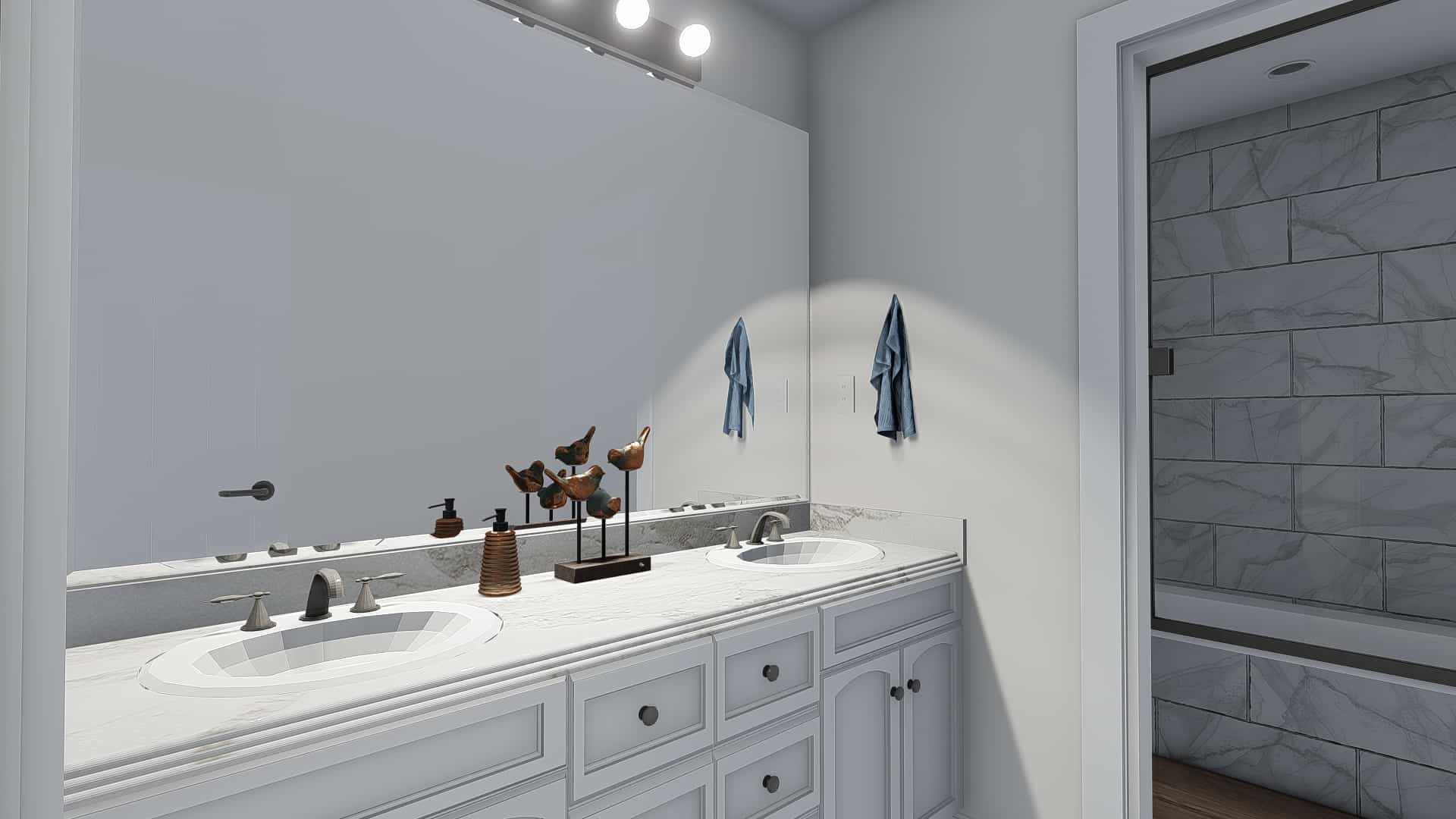 Bathroom of this 4-Bedroom, 3821 Sq Ft Plan - 187-1142