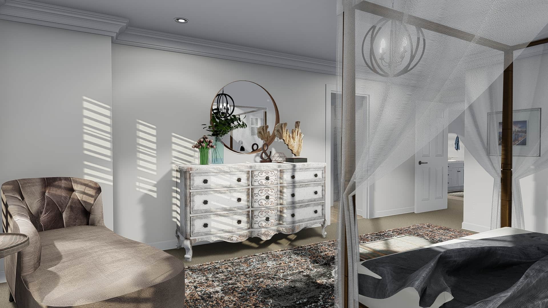 Master Bedroom of this 4-Bedroom, 3821 Sq Ft Plan - 187-1142