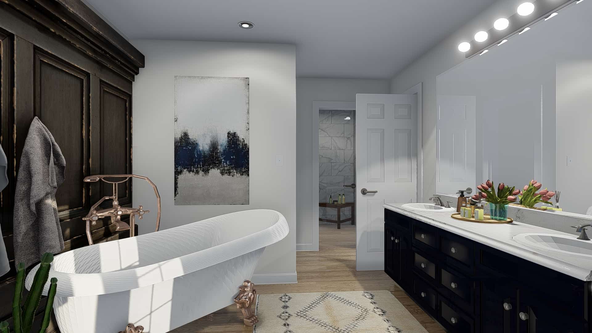 Master Bathroom of this 4-Bedroom, 3821 Sq Ft Plan - 187-1142