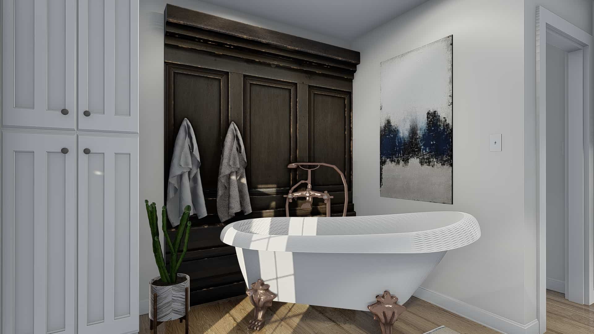 Master Bathroom of this 4-Bedroom, 3821 Sq Ft Plan - 187-1142