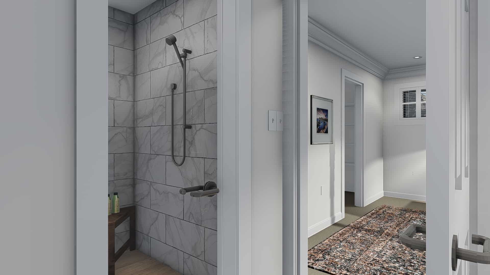 Bathroom of this 4-Bedroom, 3821 Sq Ft Plan - 187-1142