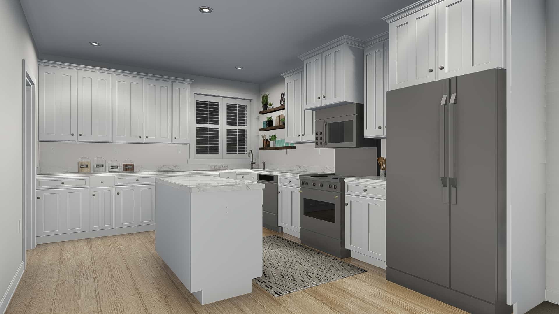 Kitchen of this 4-Bedroom, 3821 Sq Ft Plan - 187-1142