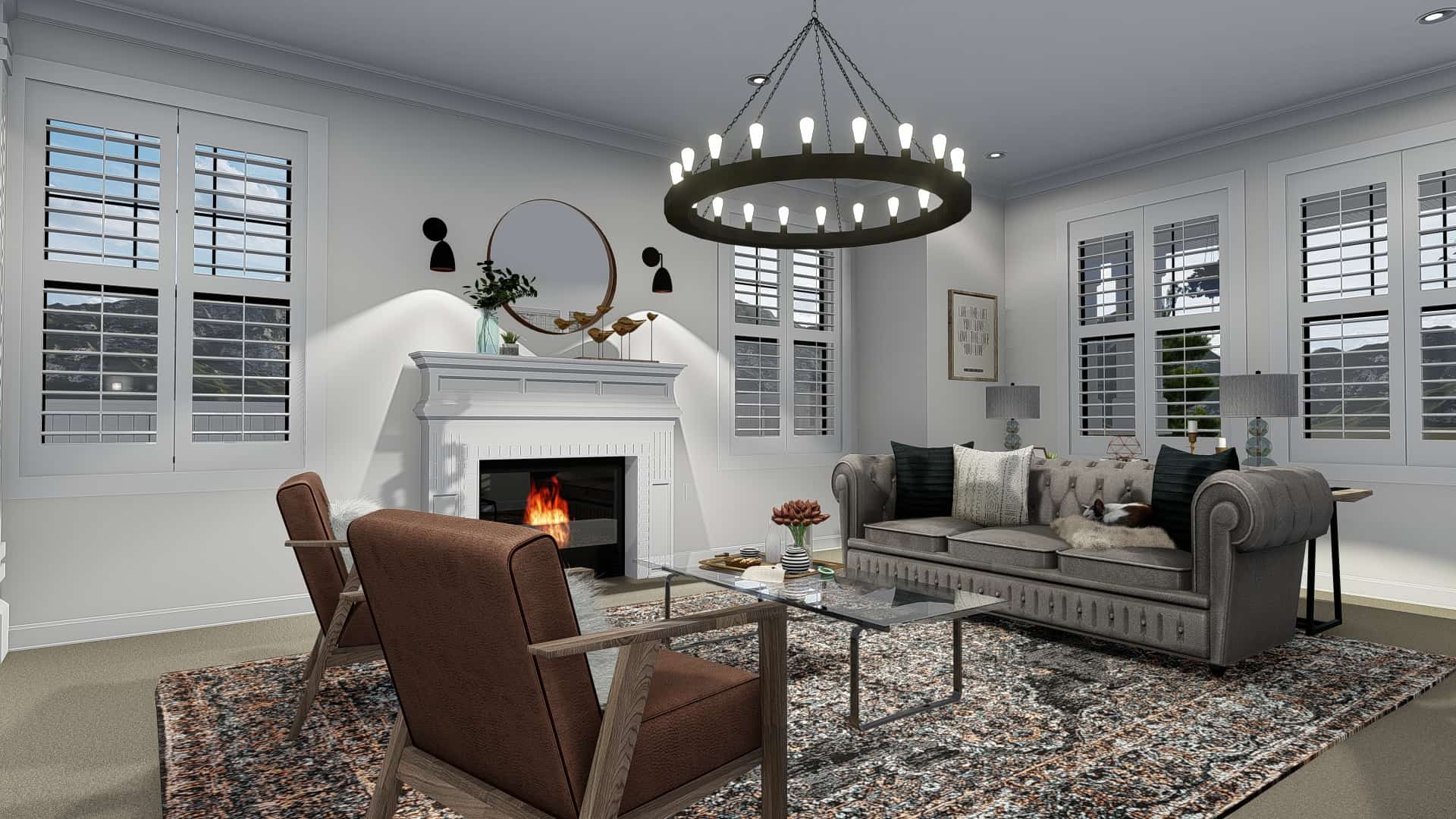 Family Room of this 4-Bedroom, 3821 Sq Ft Plan - 187-1142