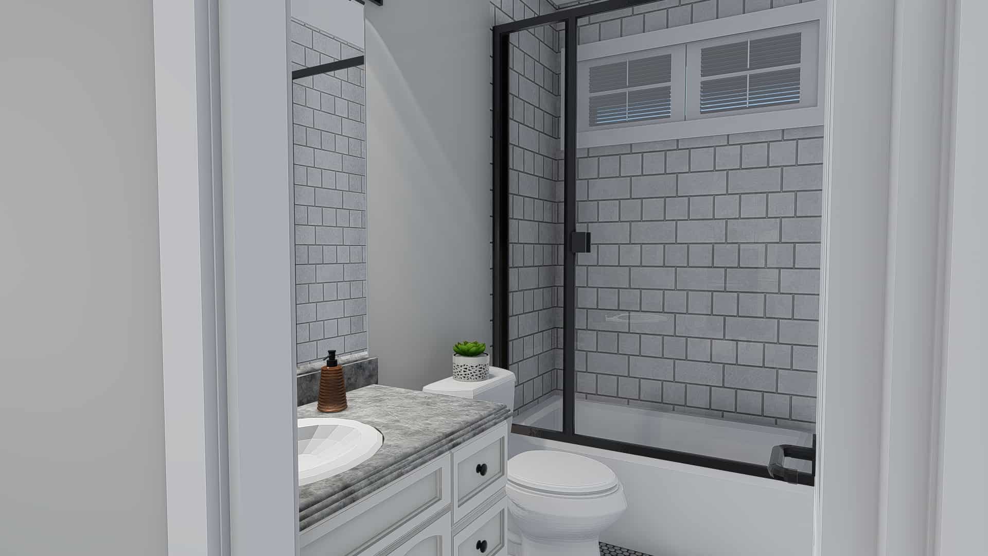 Bathroom of this 6-Bedroom, 2481 Sq Ft Plan - 187-1143