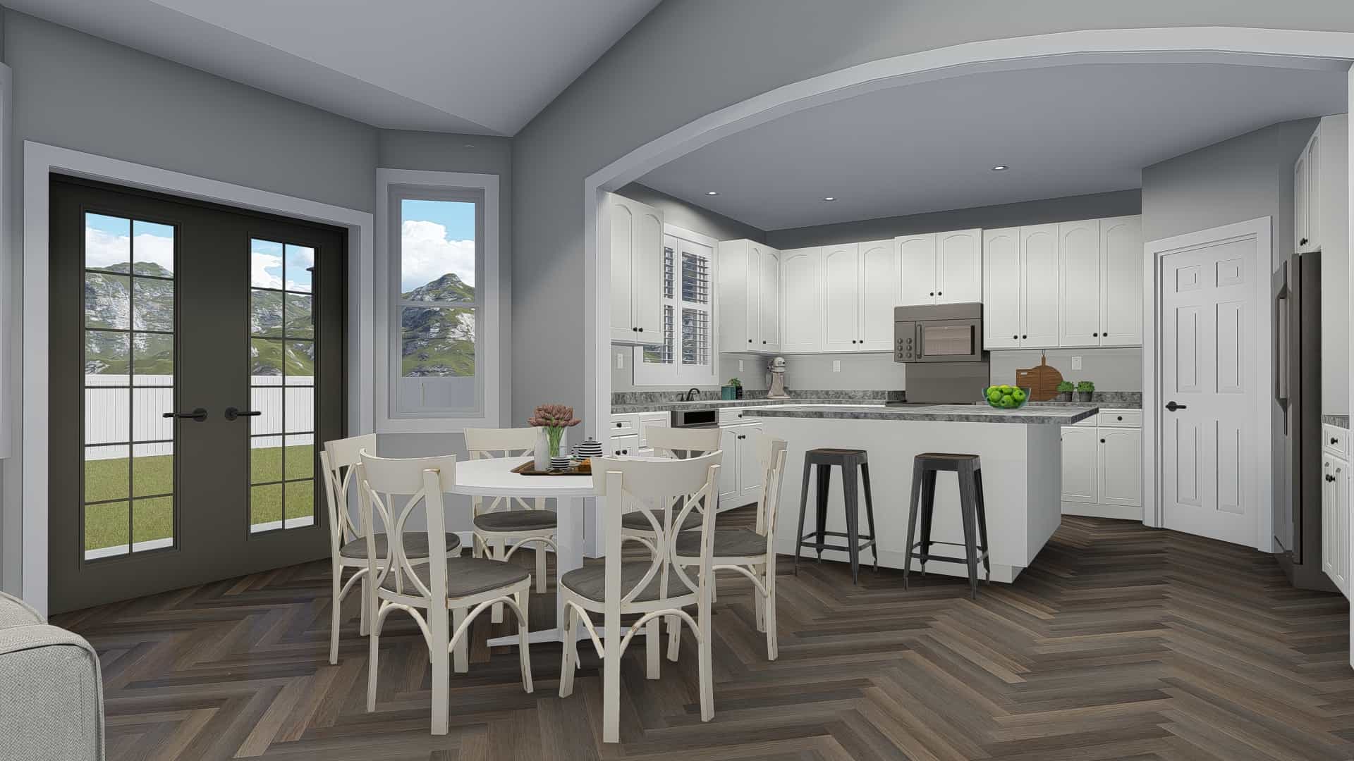 Kitchen of this 6-Bedroom, 2481 Sq Ft Plan - 187-1143