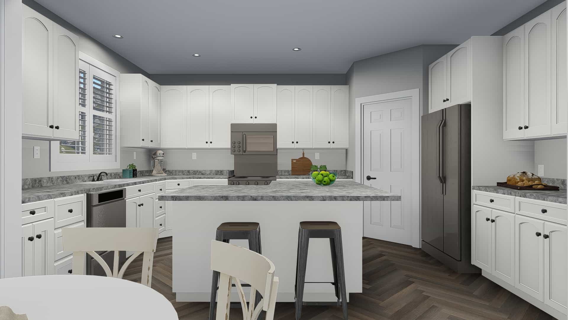Kitchen of this 6-Bedroom, 2481 Sq Ft Plan - 187-1143
