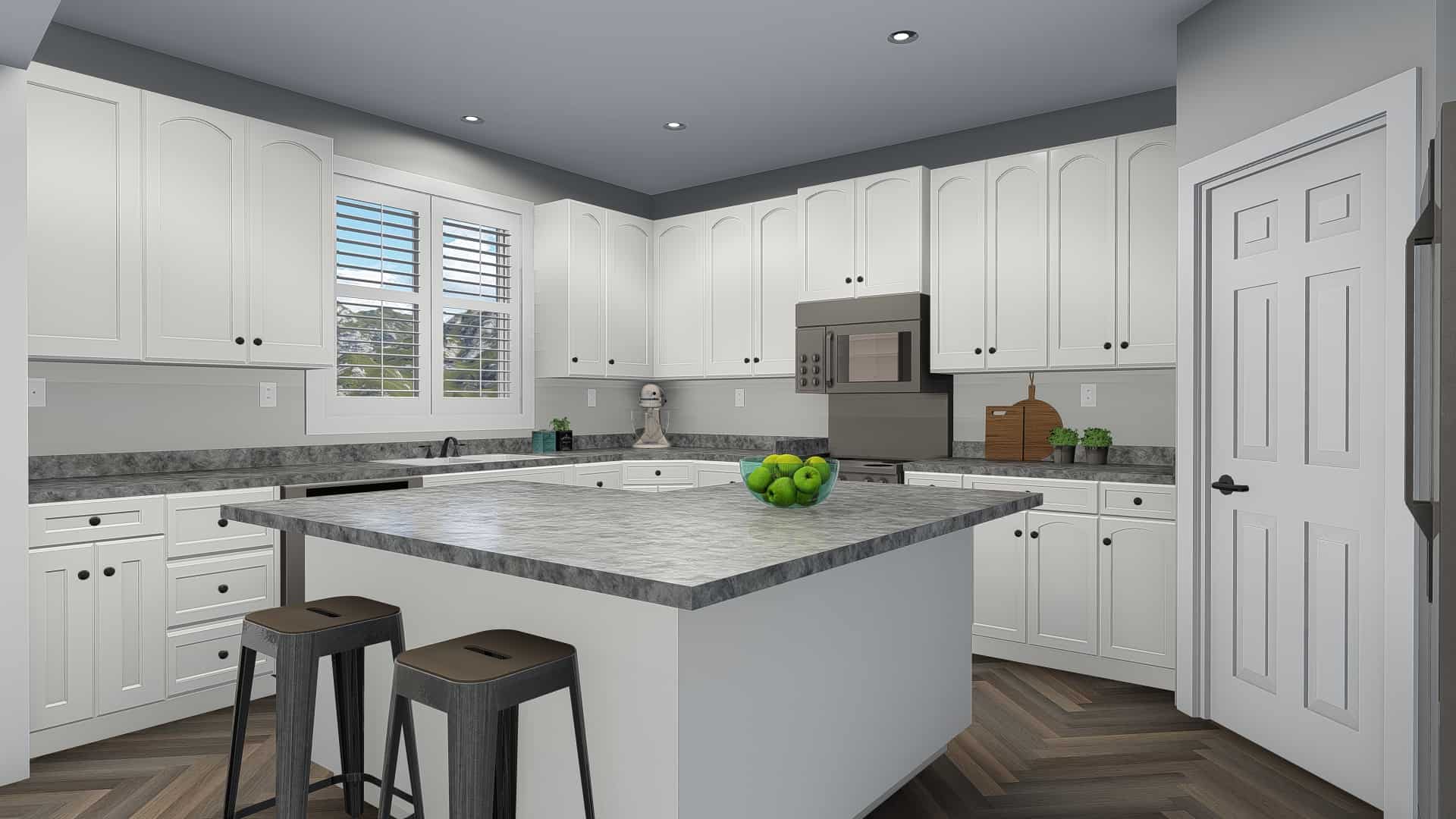 Kitchen of this 6-Bedroom, 2481 Sq Ft Plan - 187-1143
