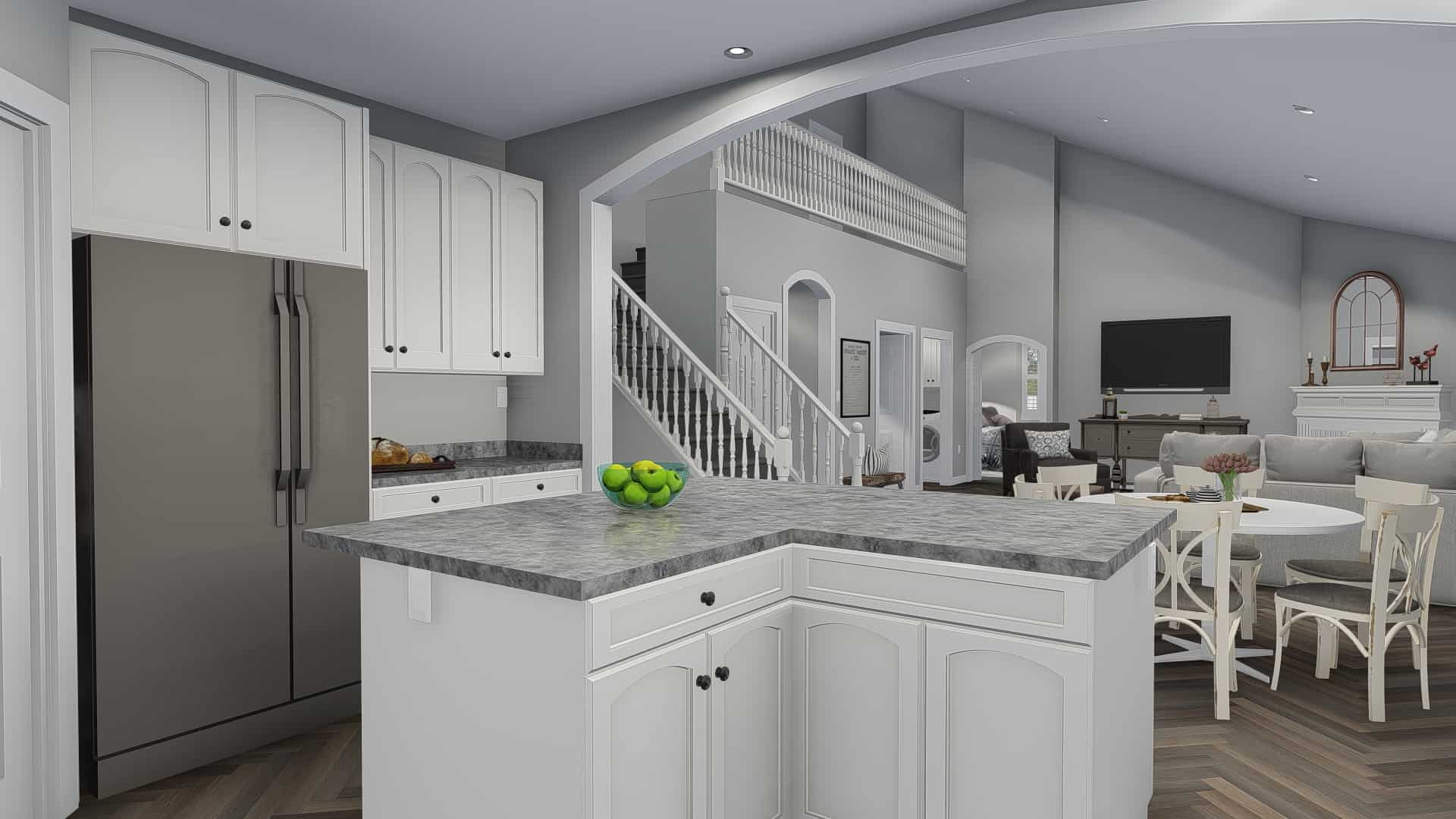 Kitchen of this 6-Bedroom, 2481 Sq Ft Plan - 187-1143