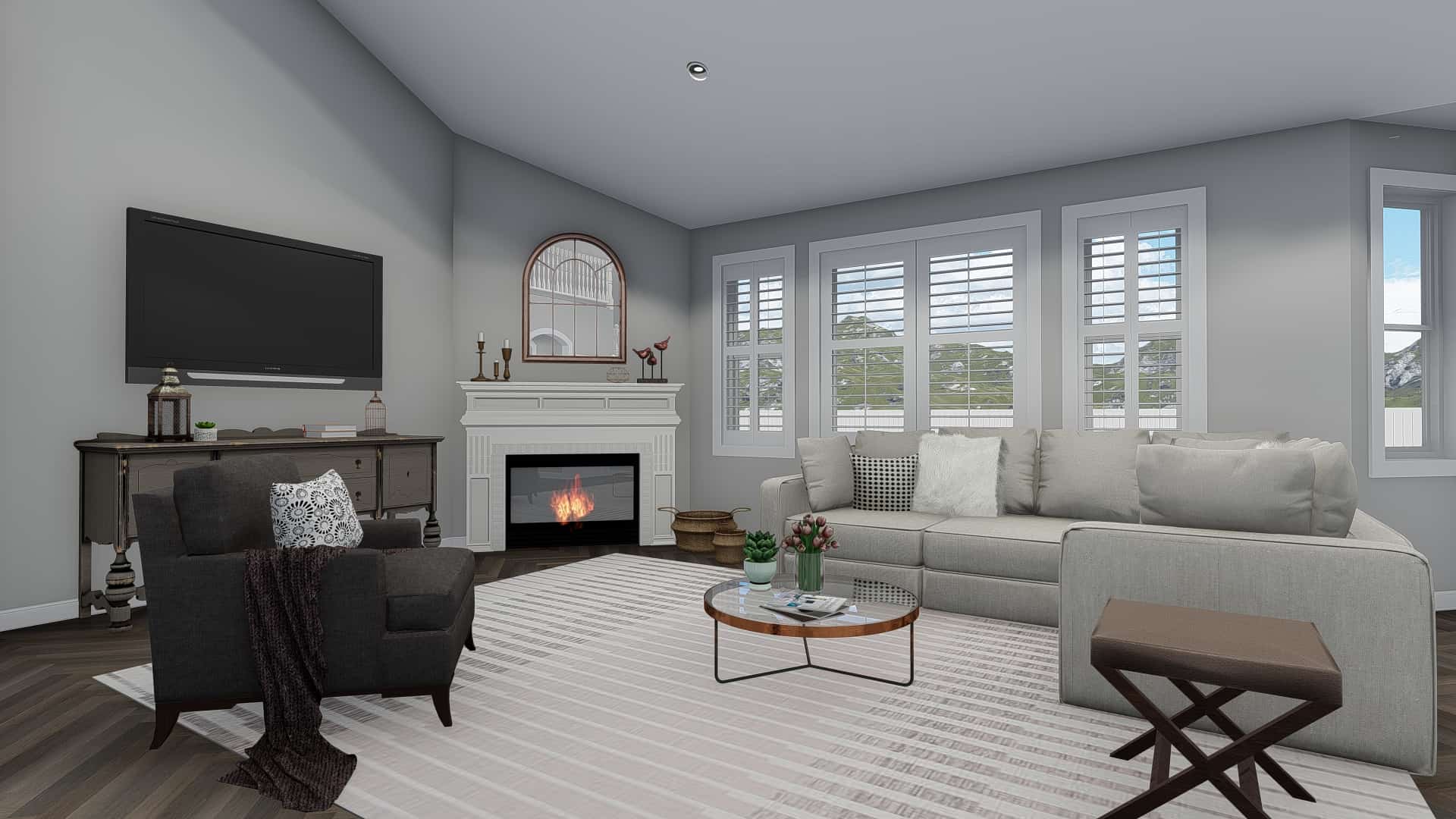 Family Room of this 6-Bedroom, 2481 Sq Ft Plan - 187-1143