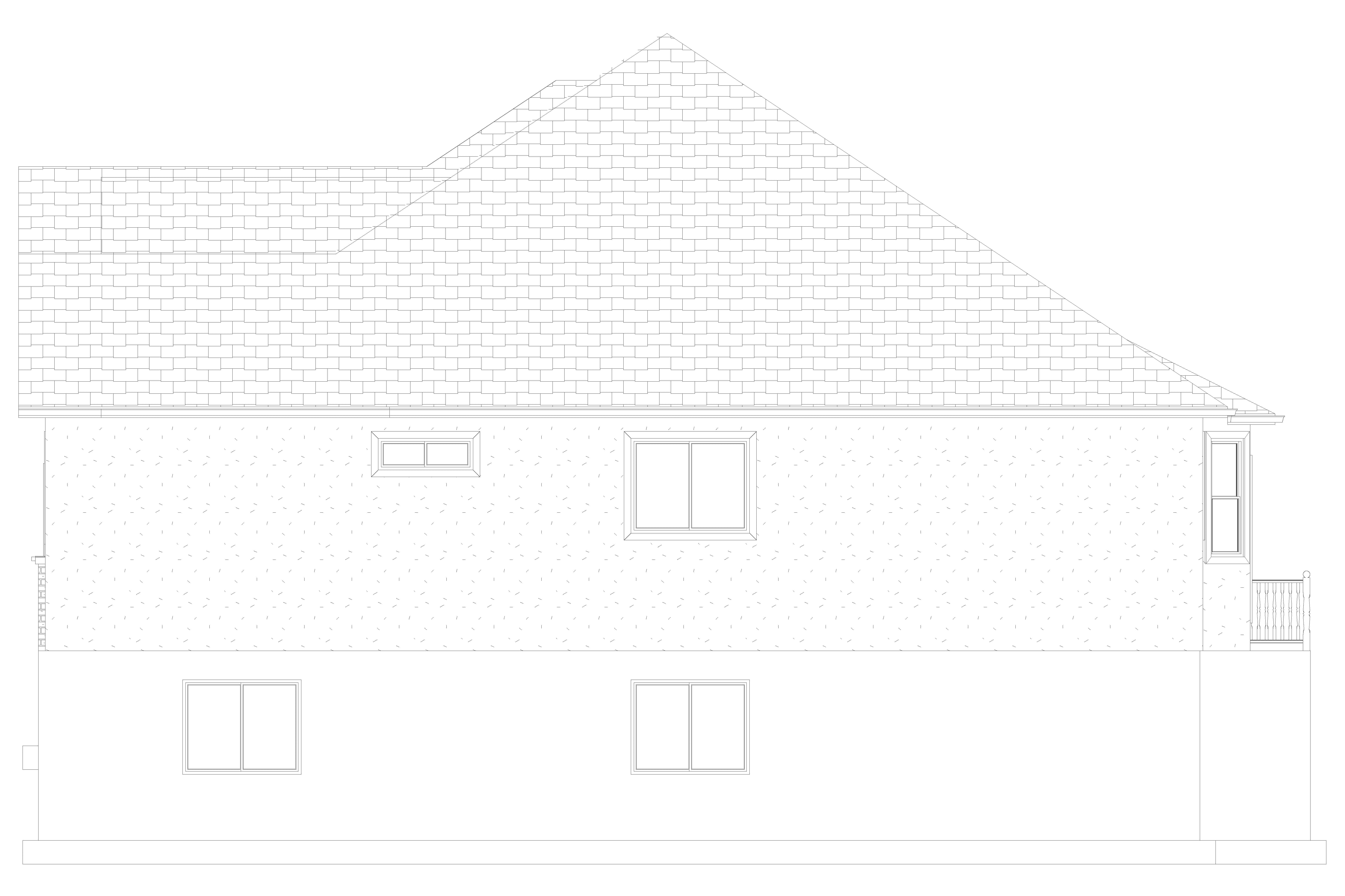 Home Plan Right Elevation of this 6-Bedroom,2481 Sq Ft Plan -187-1143
